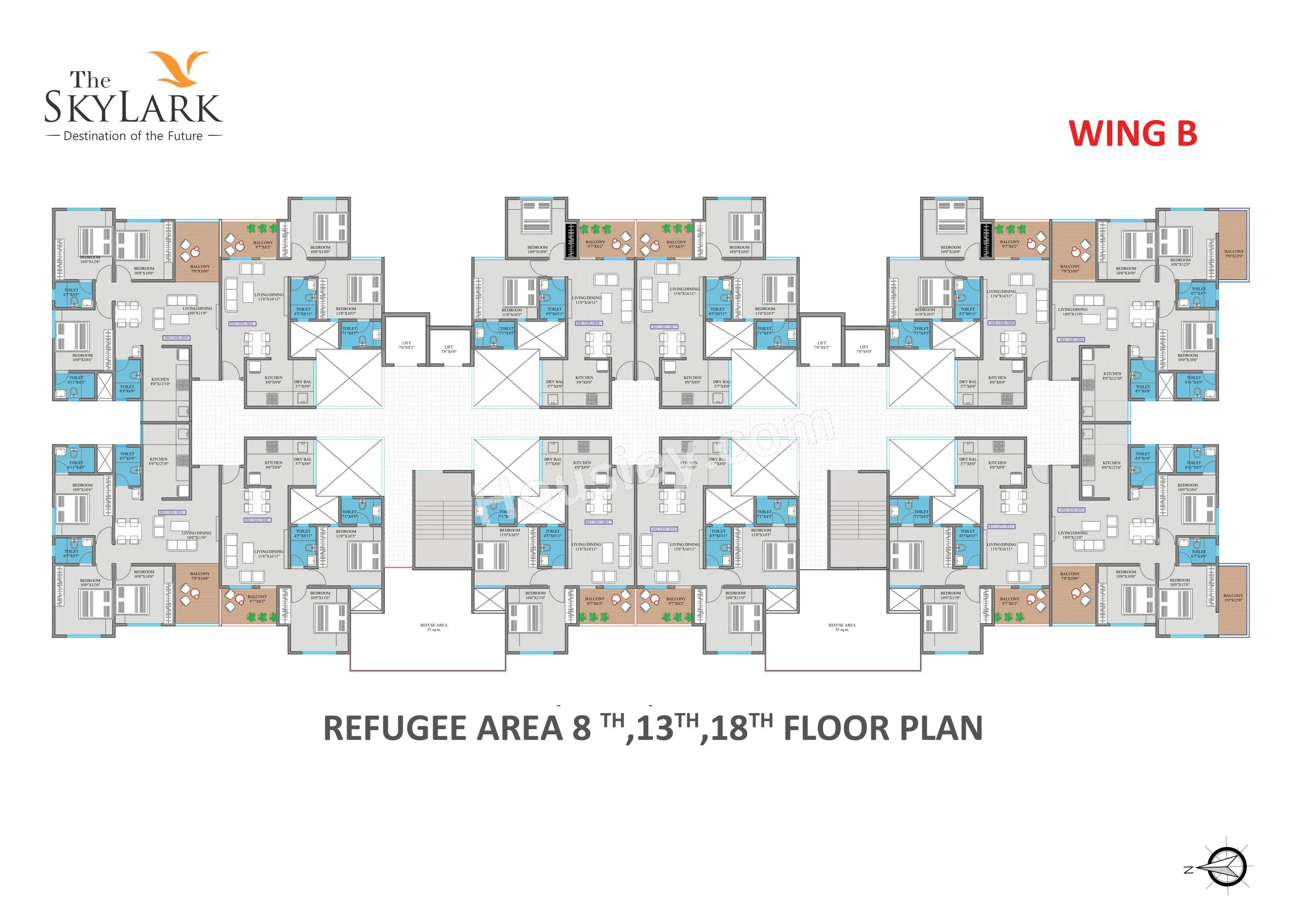 Mohisha The Skylark Phase 2 Floor plan 5