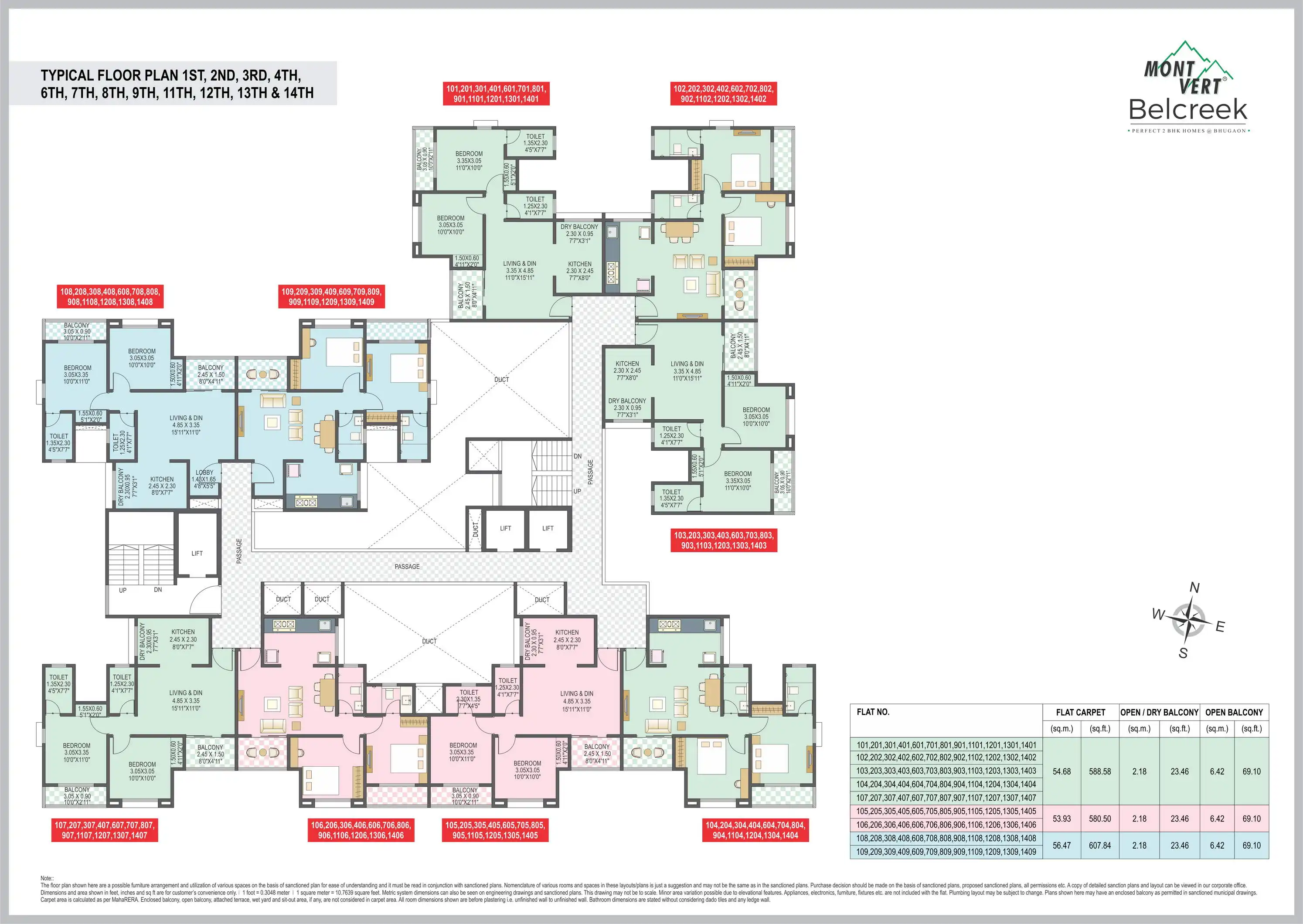 Mont Vert Belcreek Floor plan 2