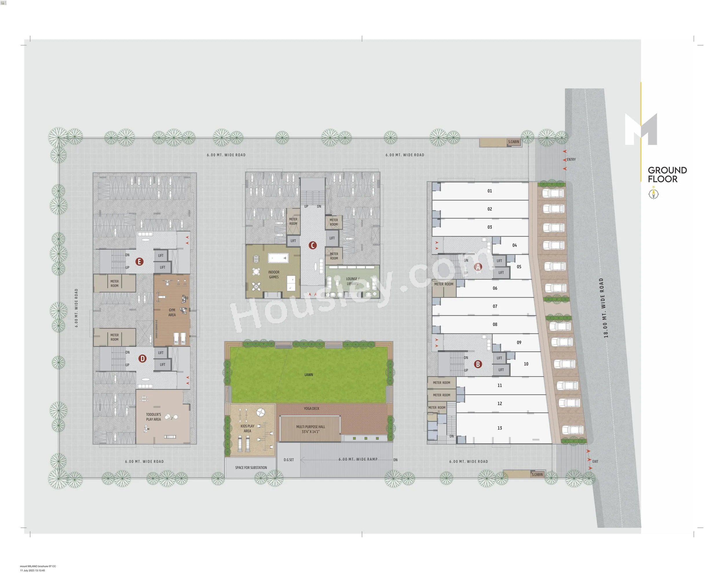 Mount Milano Floor plan 1