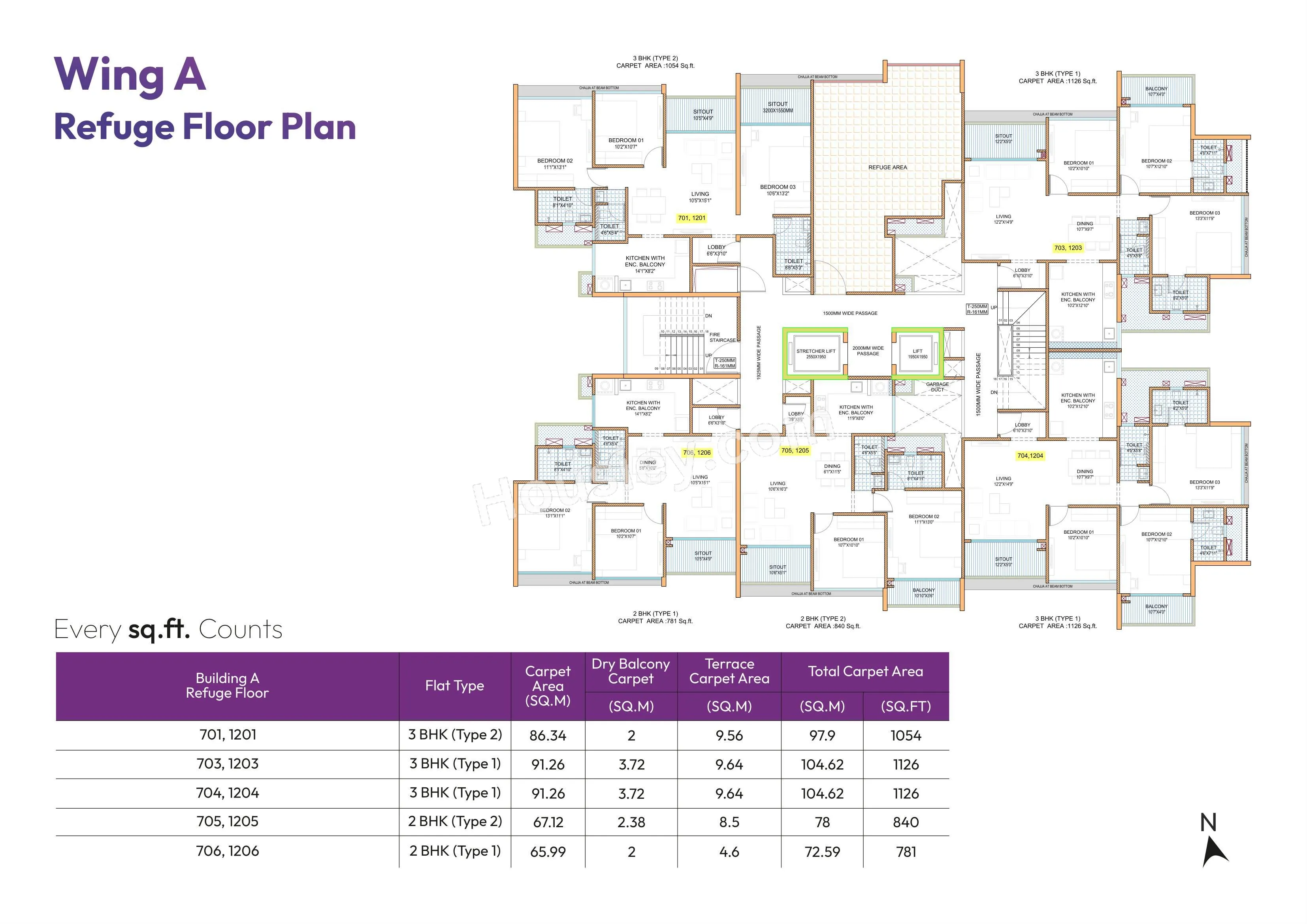 My Home Akurdi Floor plan 2