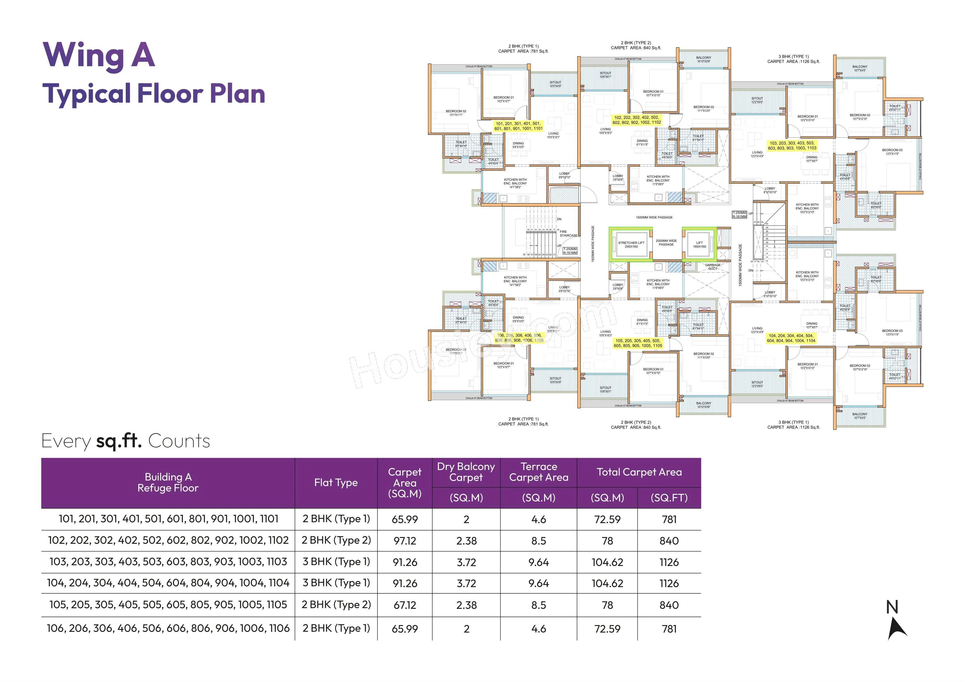 My Home Akurdi Floor plan 1
