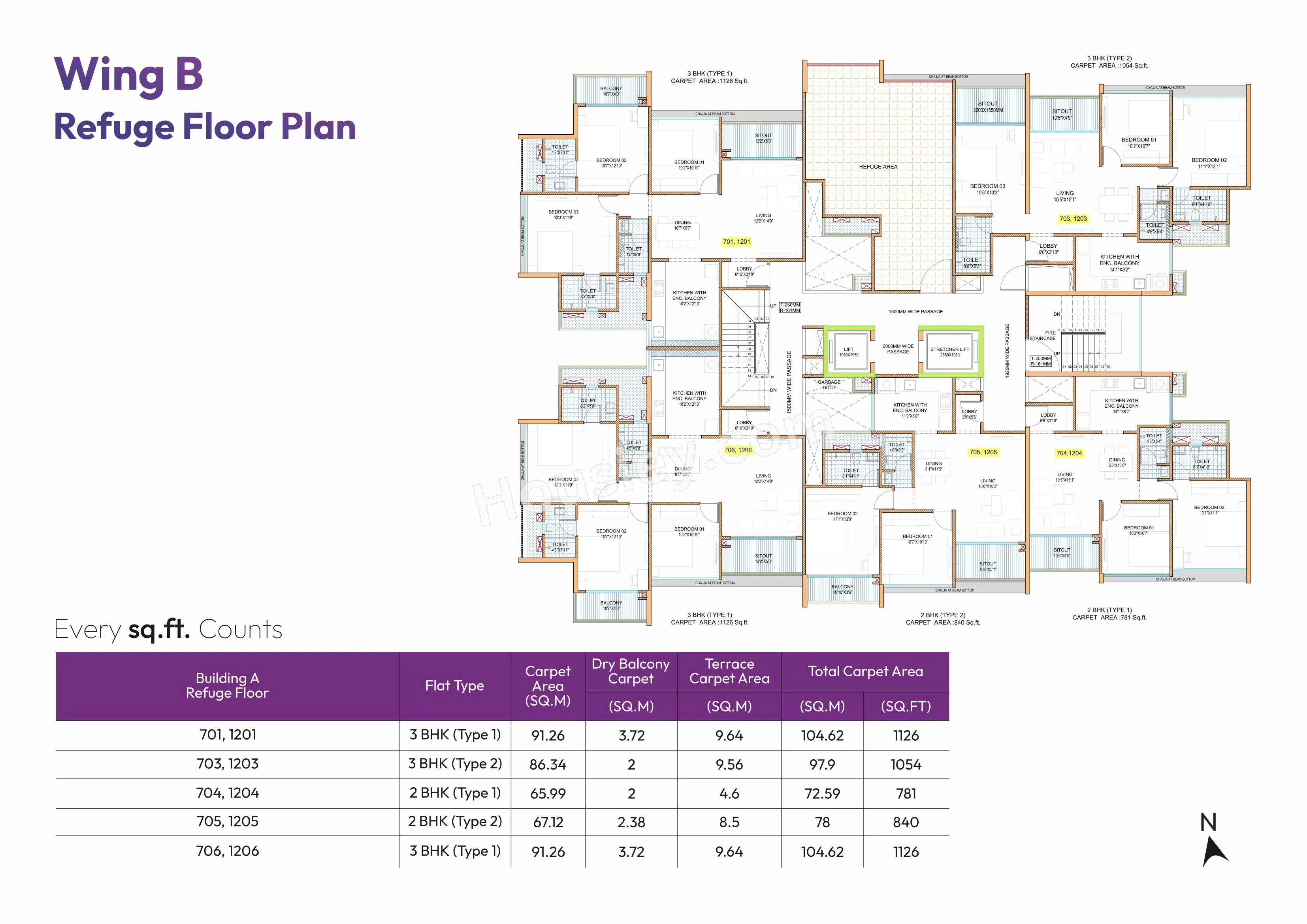 My Home Akurdi Floor plan 3