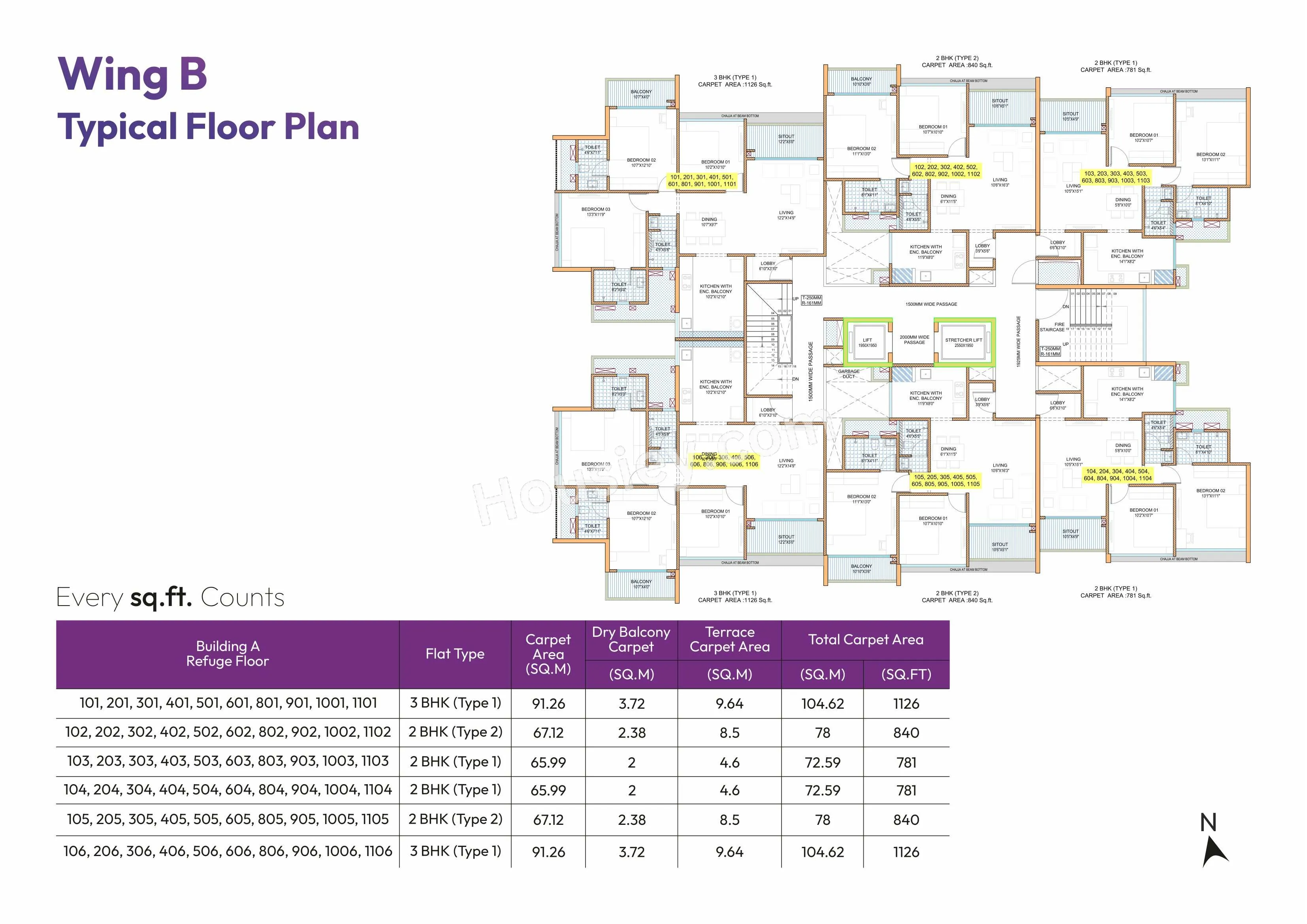 My Home Akurdi Floor plan 4