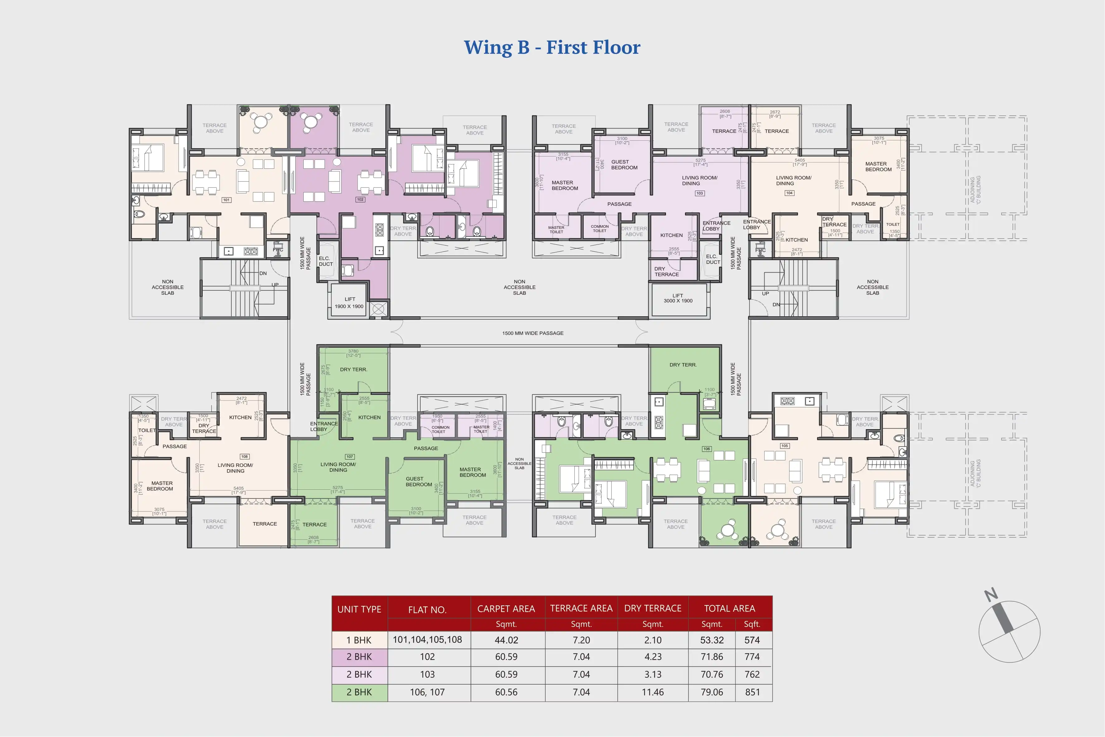 My Home Punawale Floor plan 1