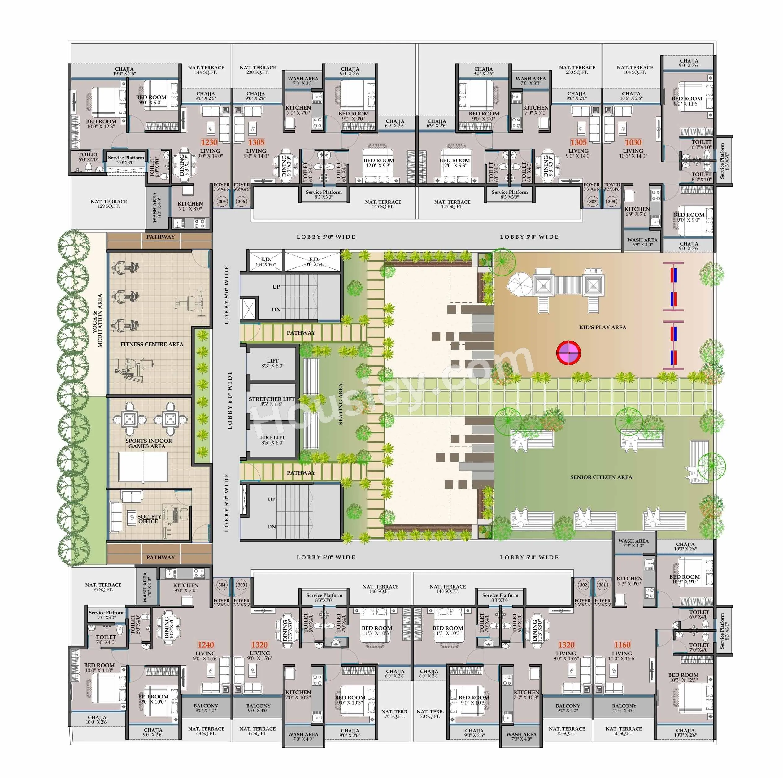 NMS 17 West Floor plan 2