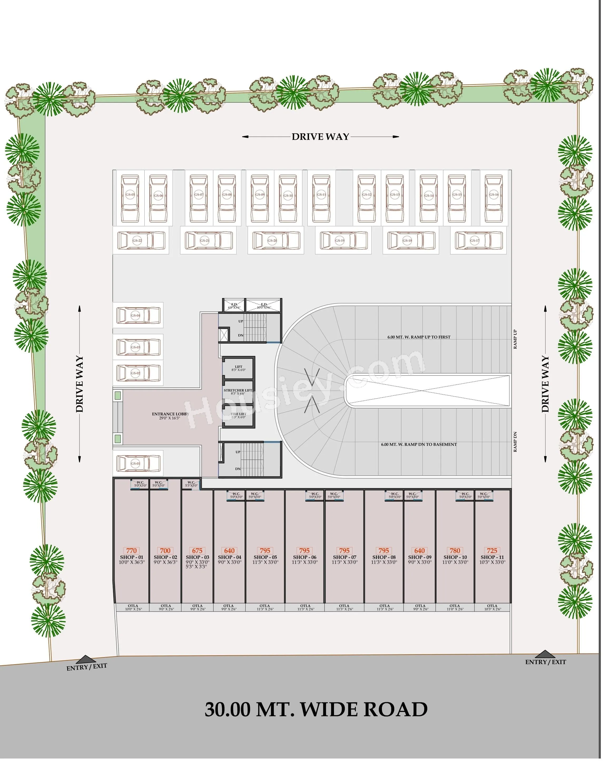 NMS 17 West Floor plan 5