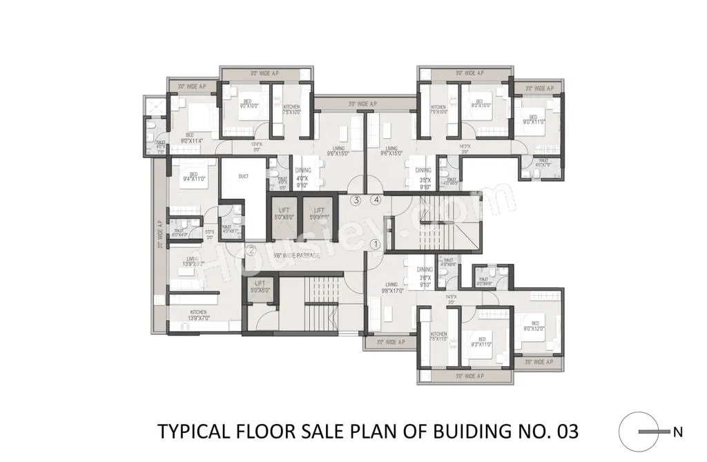 Nakshatra Gokul Floor plan 3