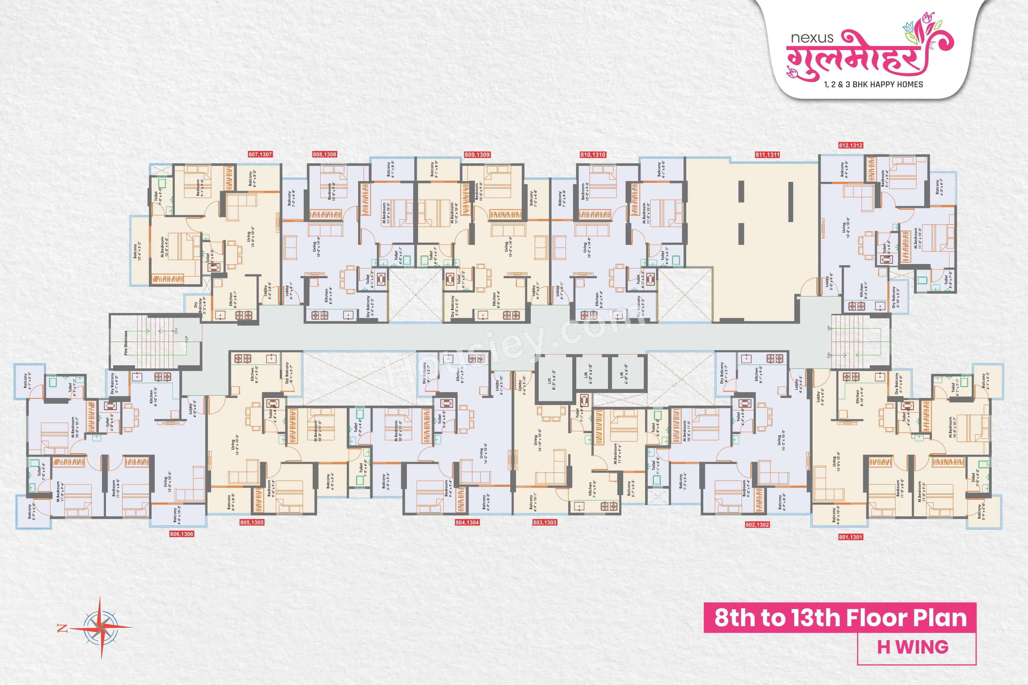 Nexus Gulmohar Floor plan 2