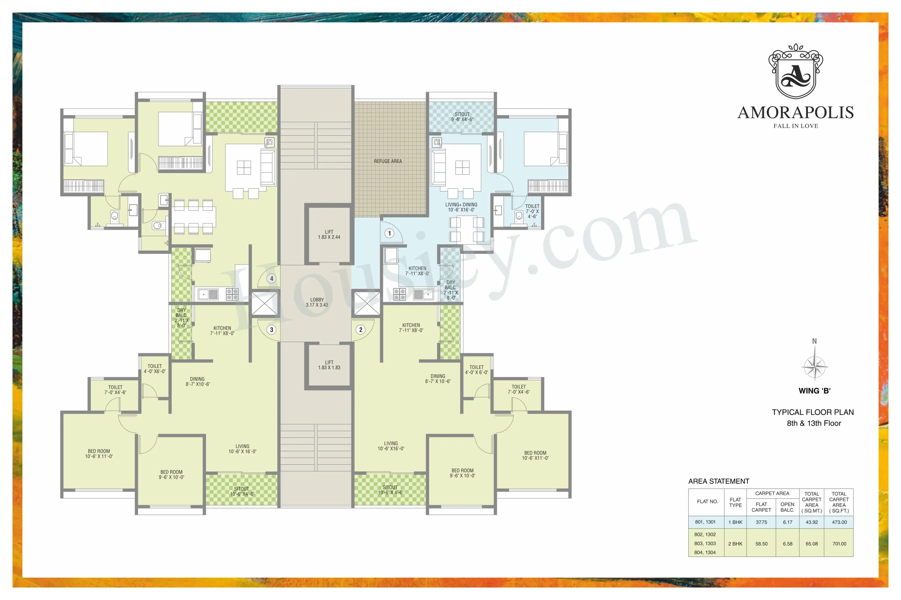 Nirman Amorapolis Floor plan 2