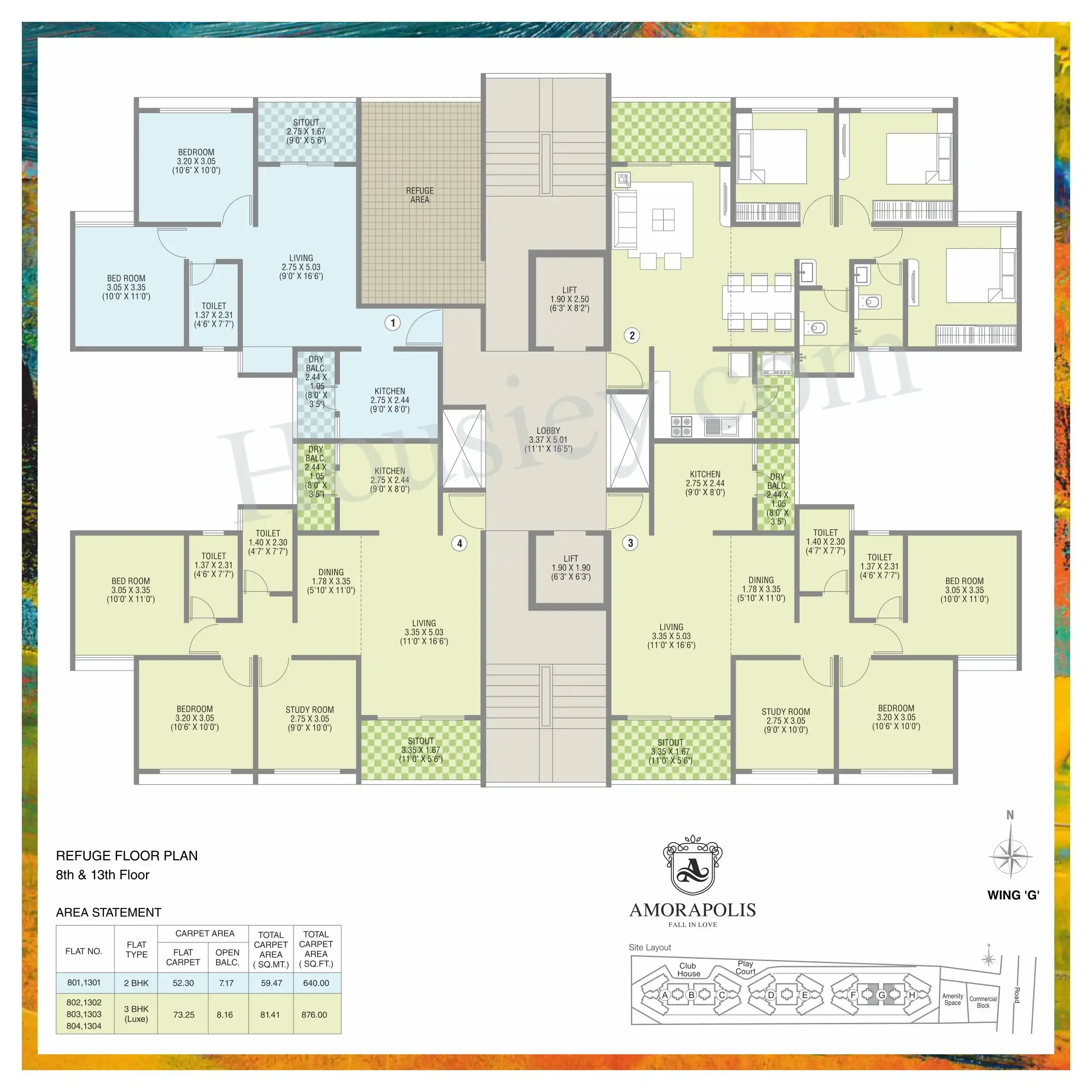 Nirman Amorapolis Floor plan 9