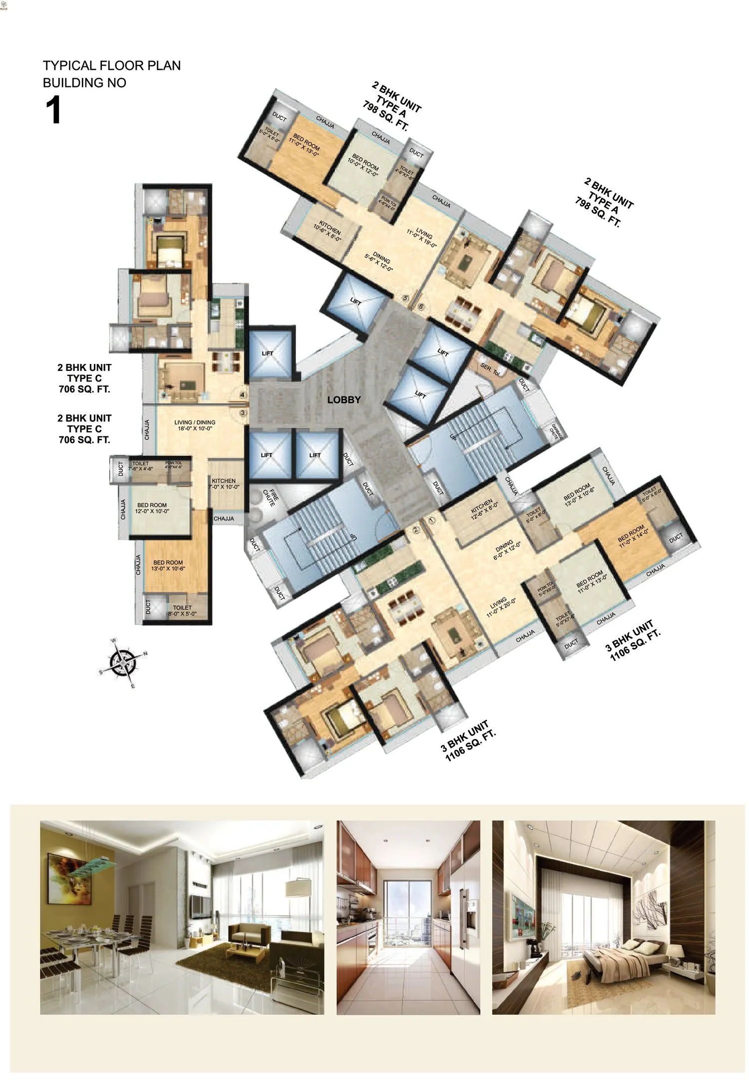 N Rose Northern Heights Floor plan 2