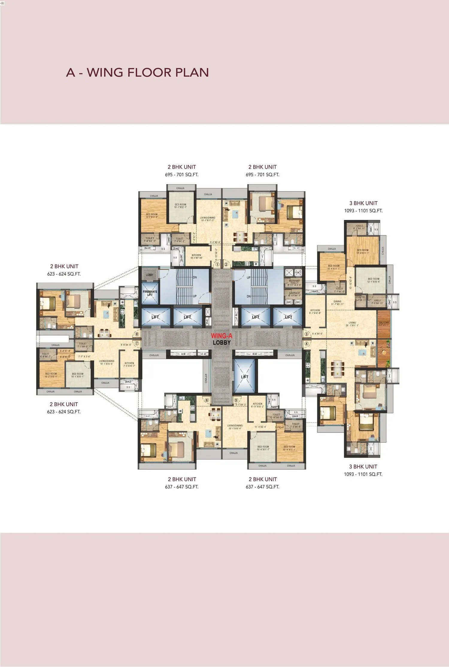 N Rose Northern Hills Floor plan 3