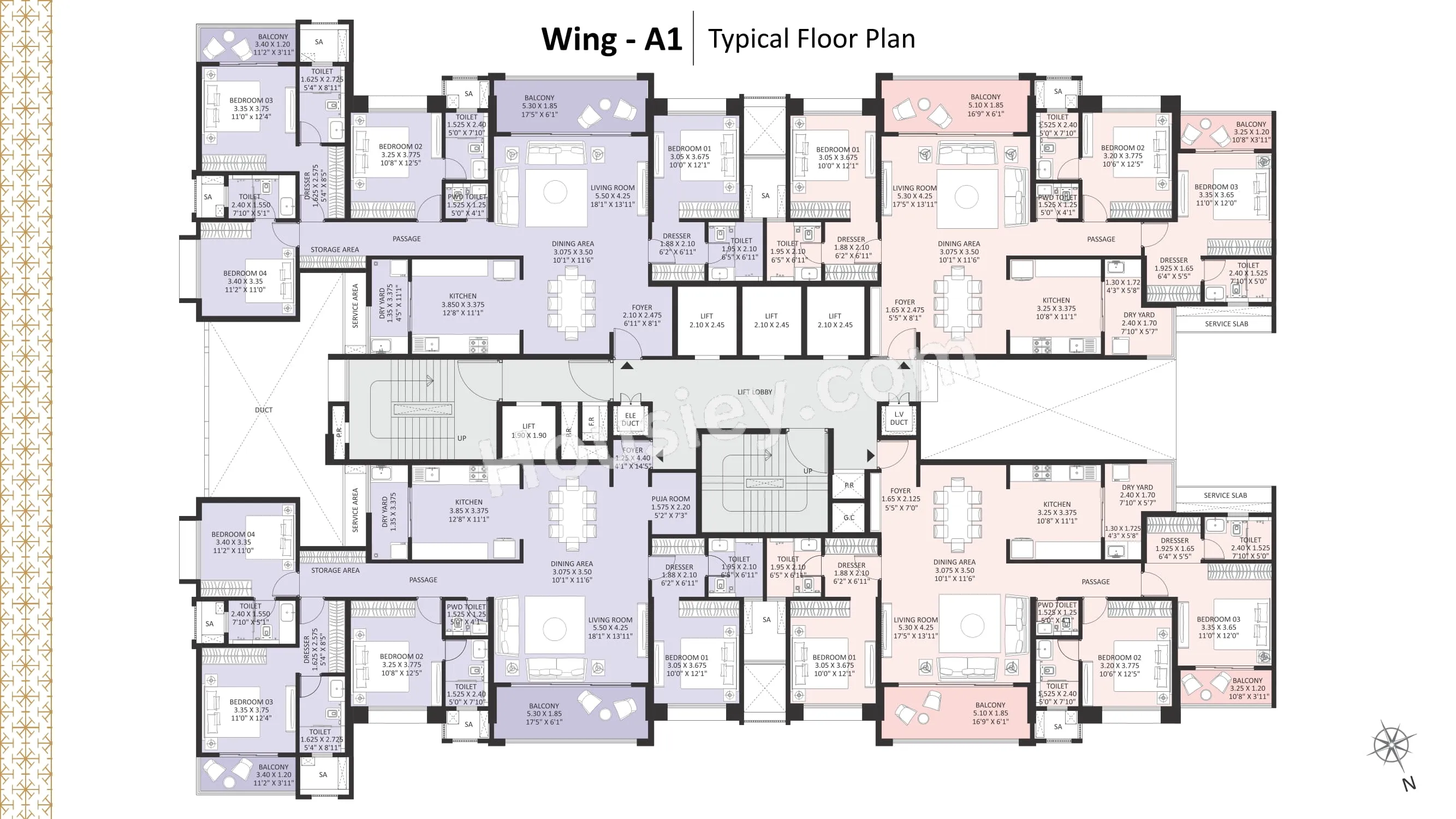 Nyati Evoque Floor plan 2