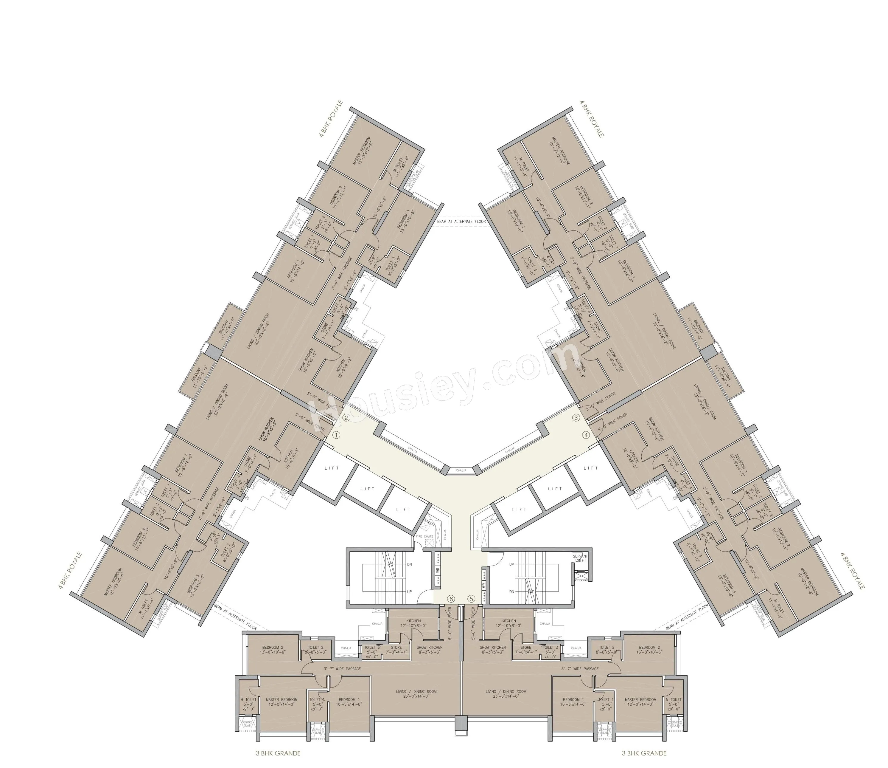 Oberoi Enigma Floor plan 3