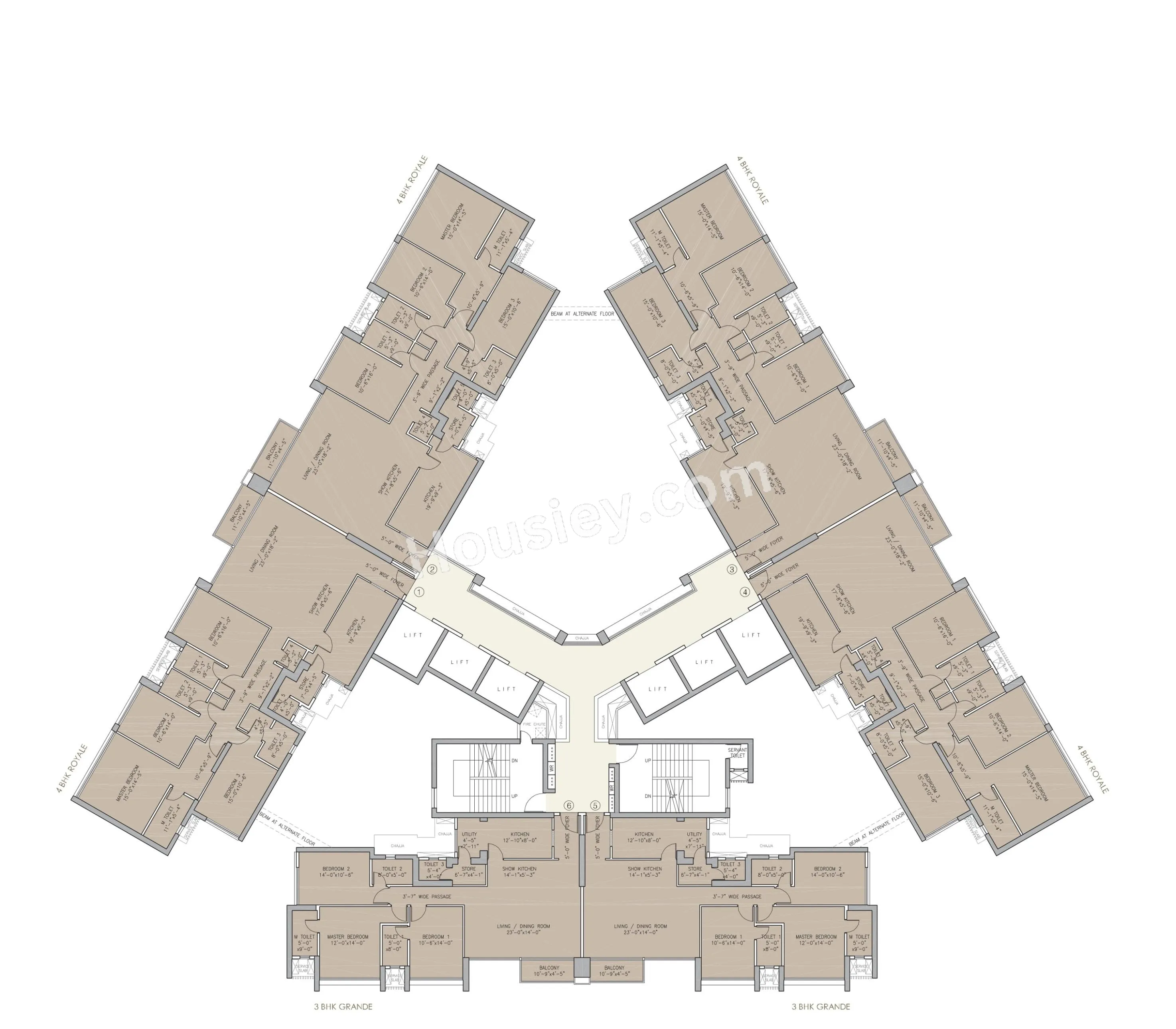 Oberoi Enigma Floor plan 4