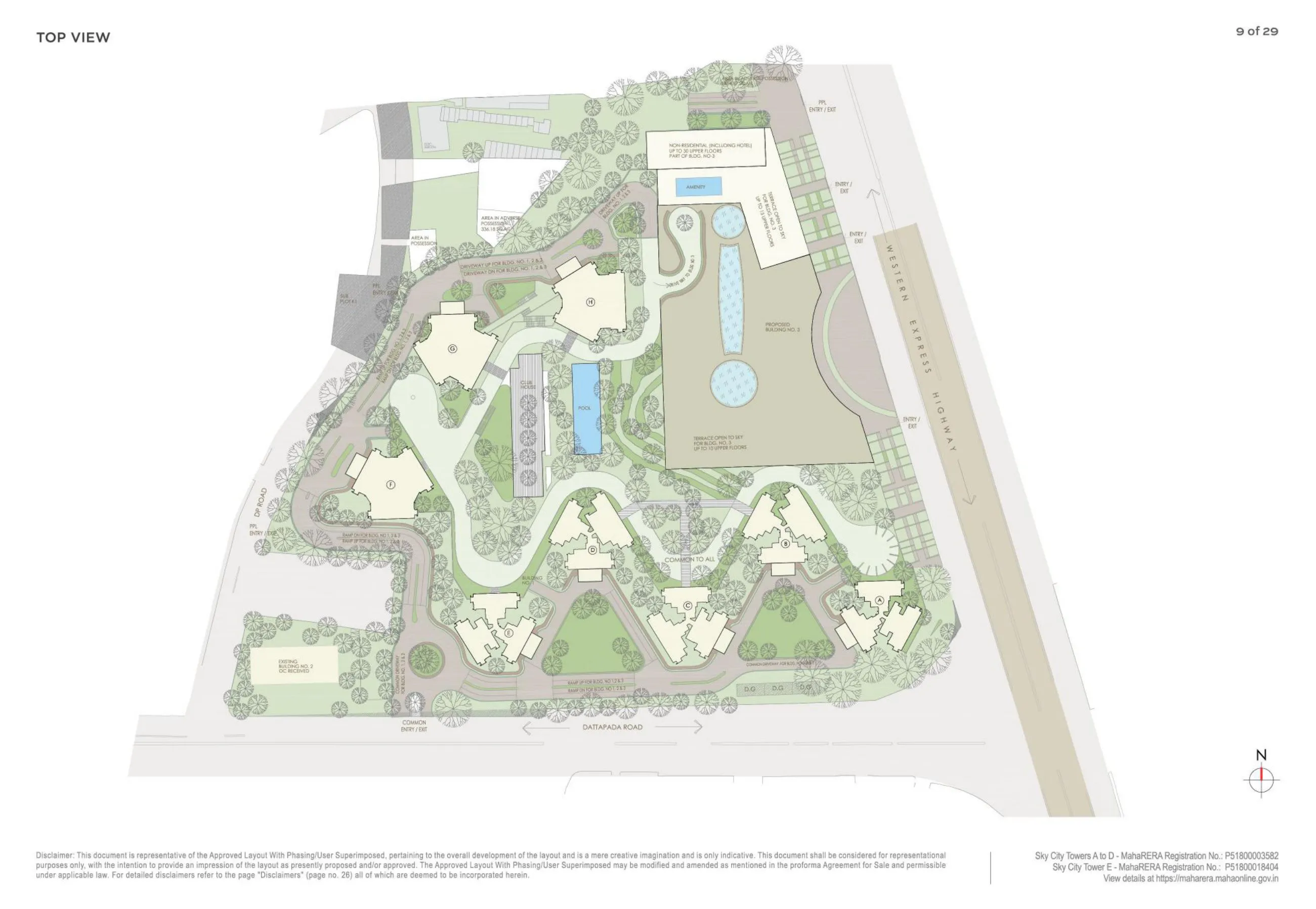 Oberoi Sky City Floor plan 2