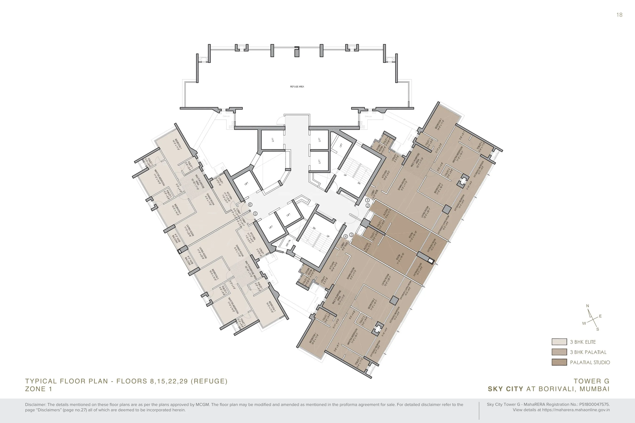 Oberoi Sky City Floor plan 12
