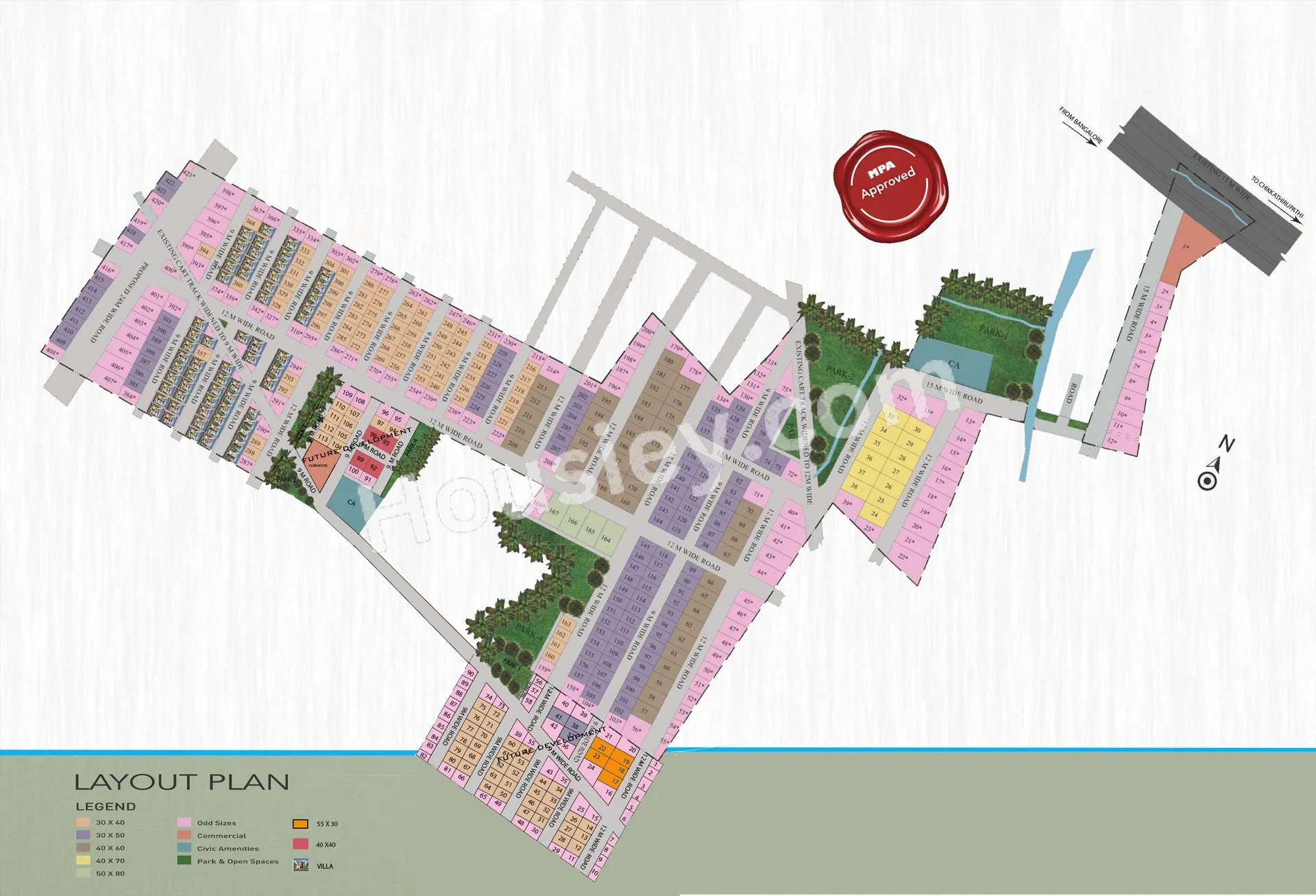 Oceanus Villagio Floor Plan