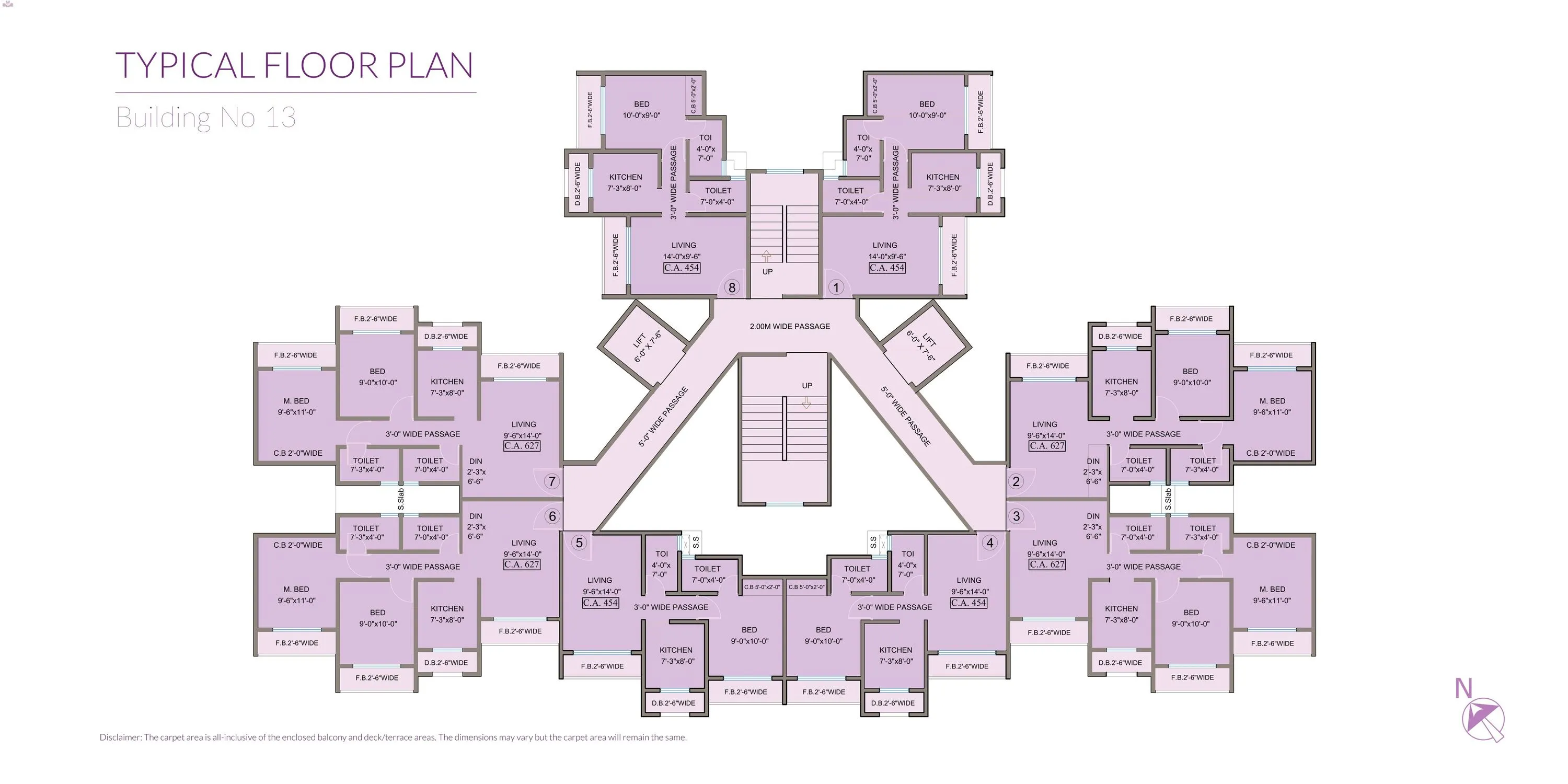 Origin Wisteria Square Floor plan 2