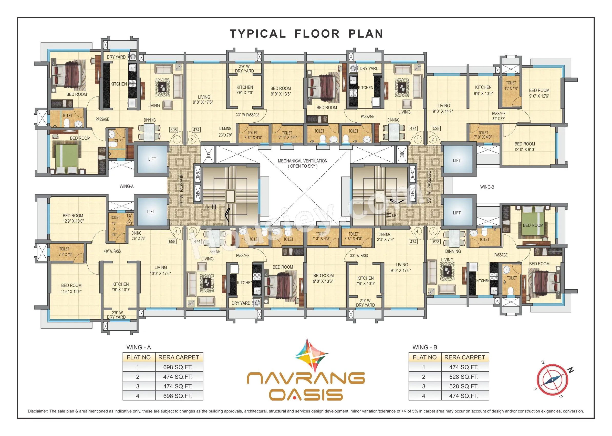 Oxford Navrang Oasis Floor Plan