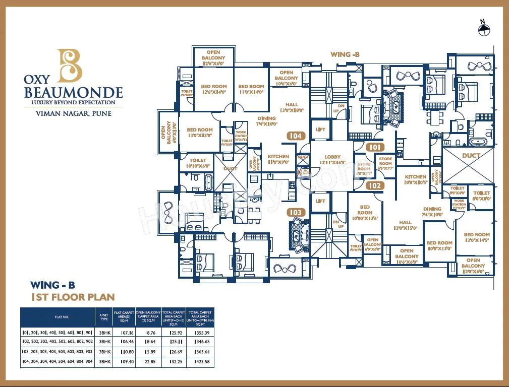 Oxy Beaumonde Floor plan 2