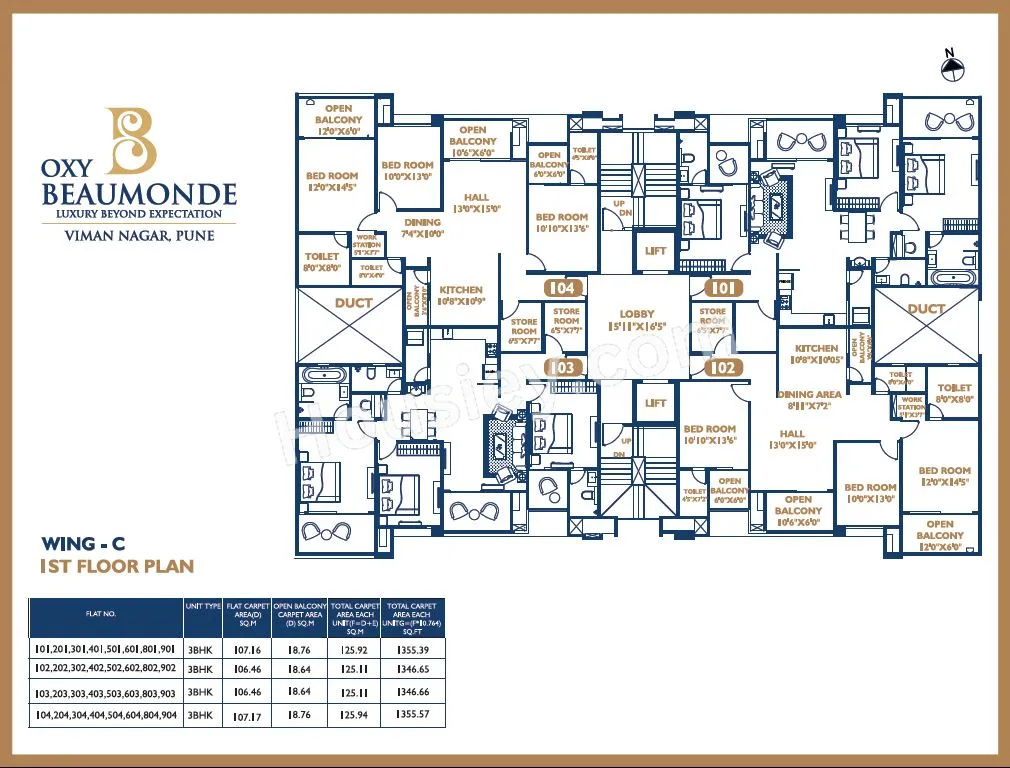 Oxy Beaumonde Floor plan 1