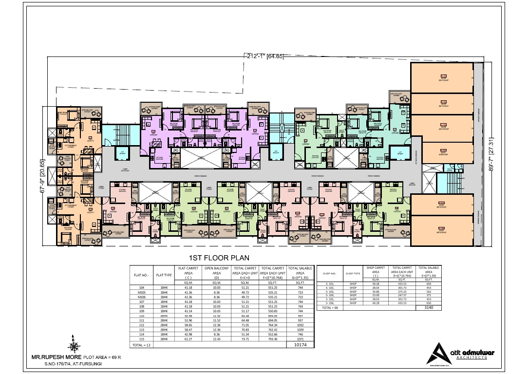 Chaitanya Pacific Tower Floor plan 1