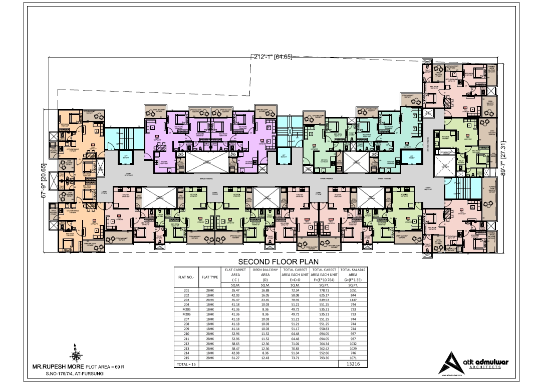 Chaitanya Pacific Tower Floor plan 2