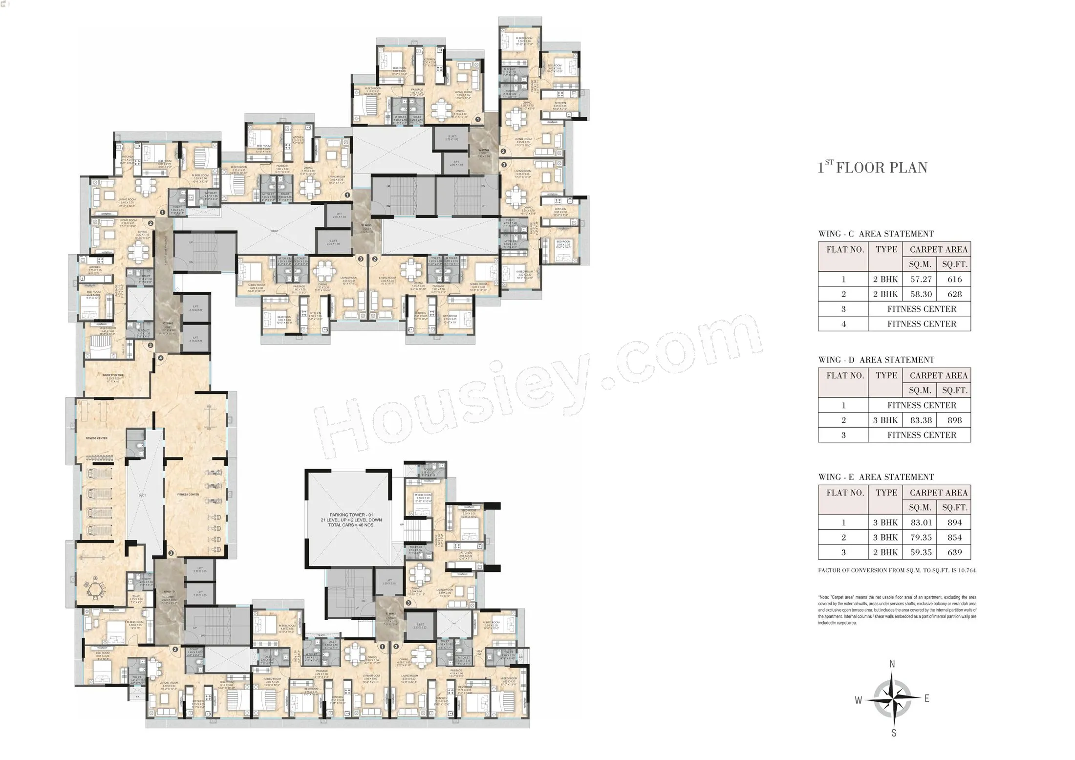 Paranjape Athena Floor plan 1