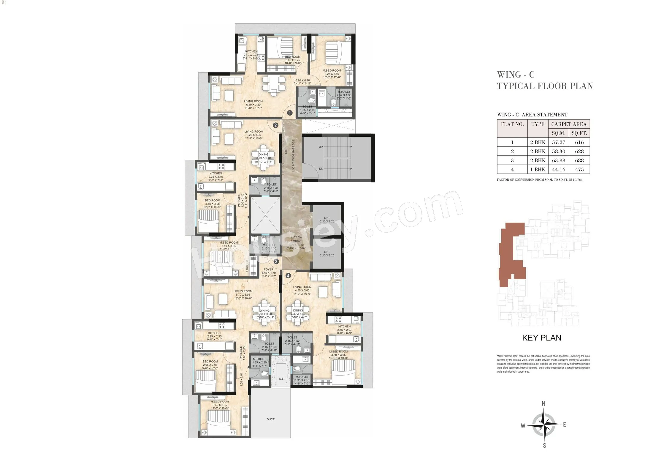 Paranjape Athena Floor plan 4