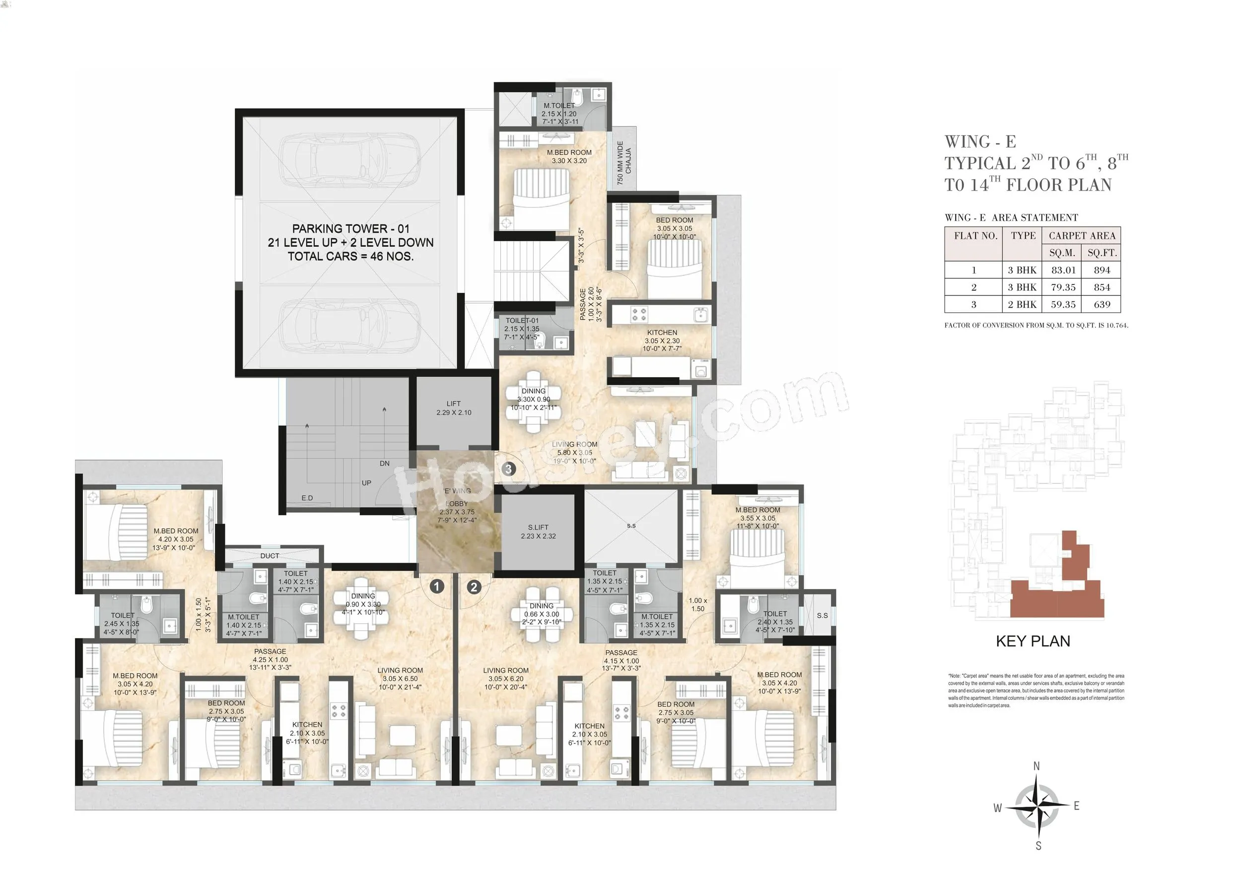 Paranjape Athena Floor plan 9