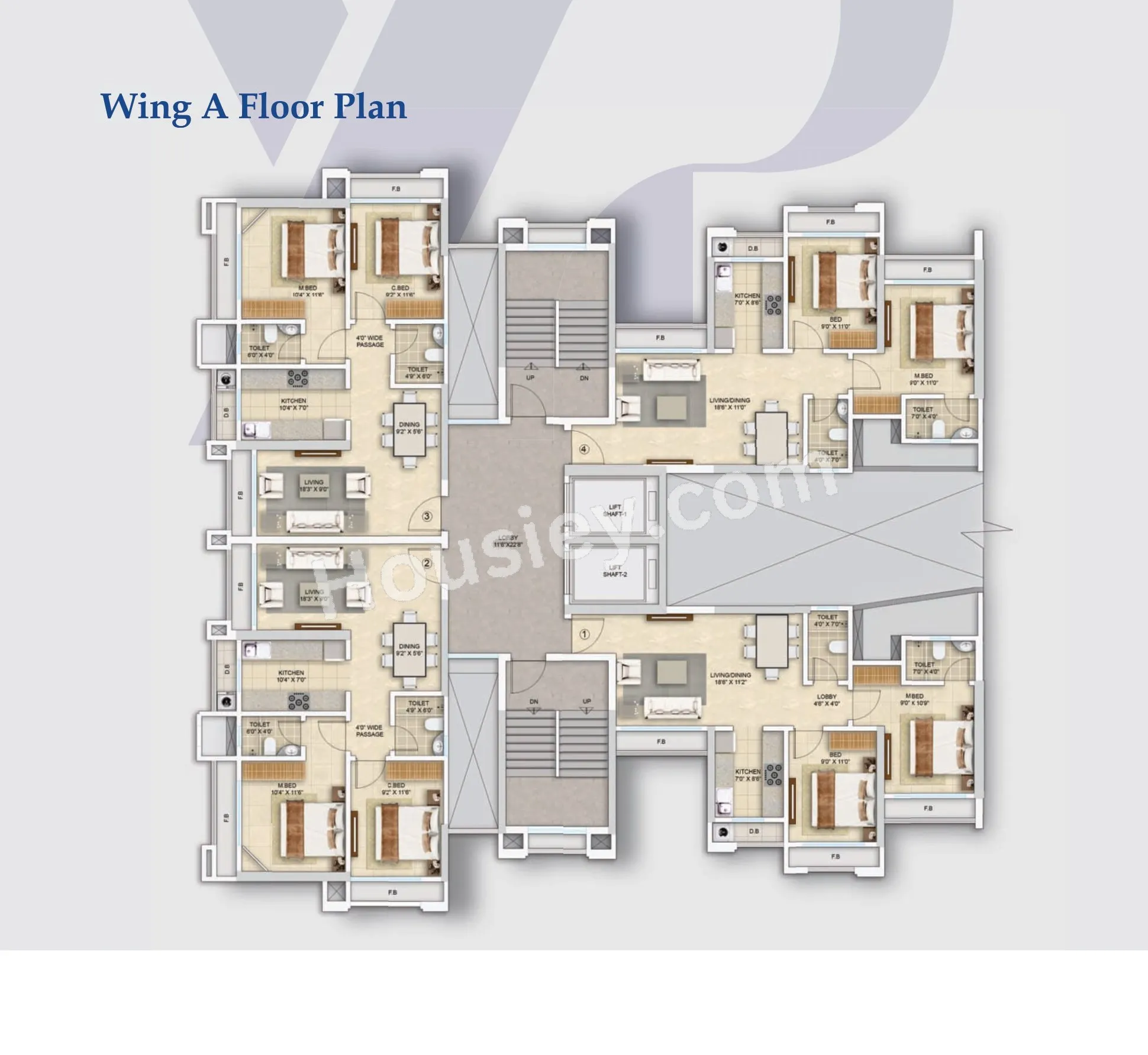 Parikh Yash Platina Floor plan 2