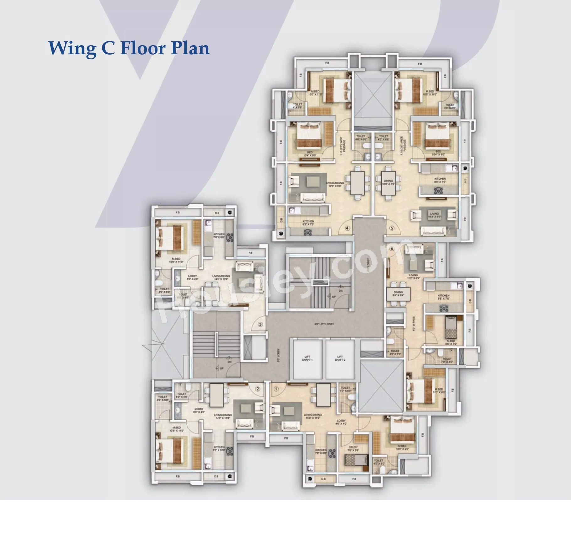 Parikh Yash Platina Floor plan 5