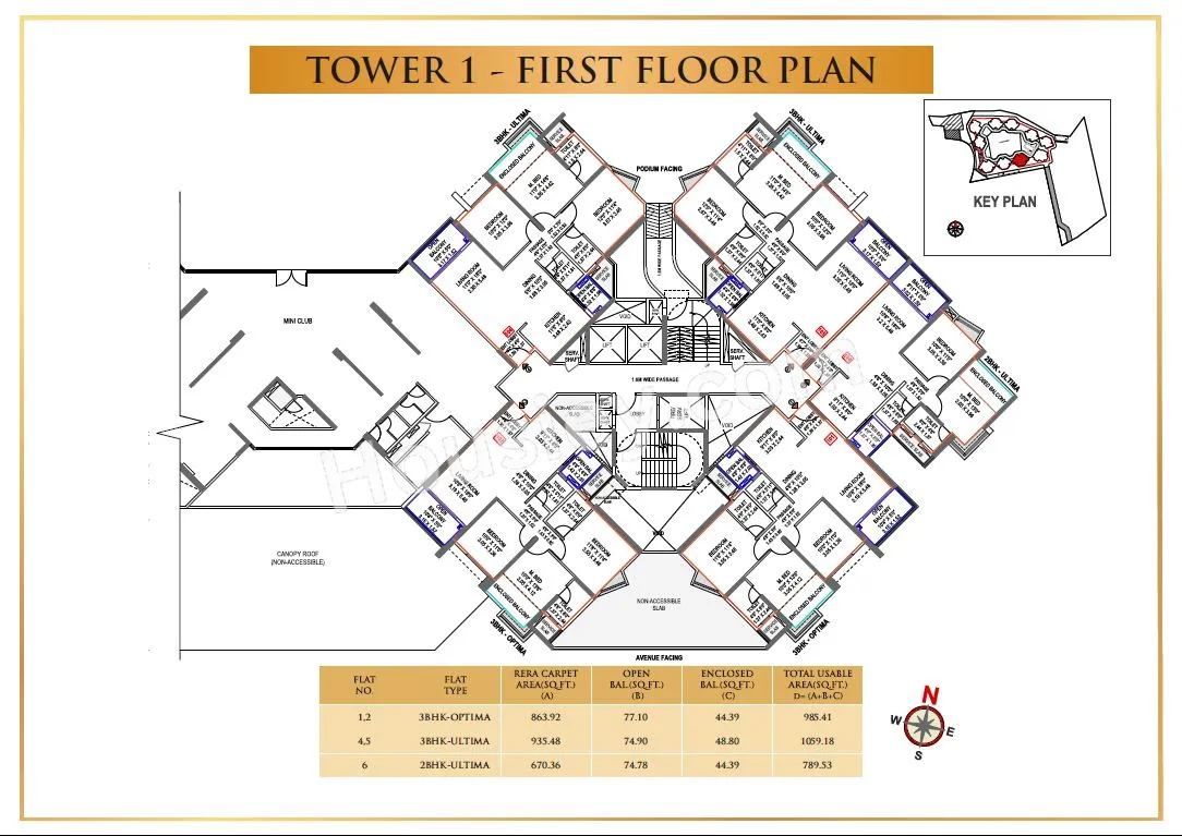Pride Purple Park Titan Floor plan 1