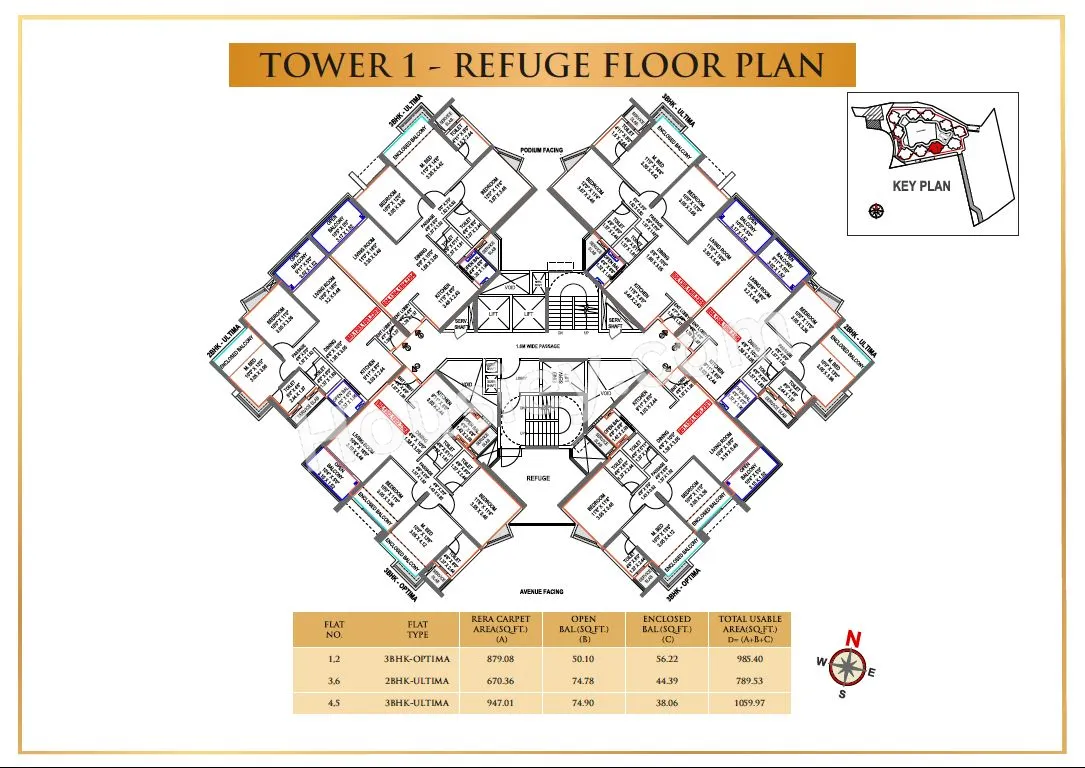 Pride Purple Park Titan Floor plan 4