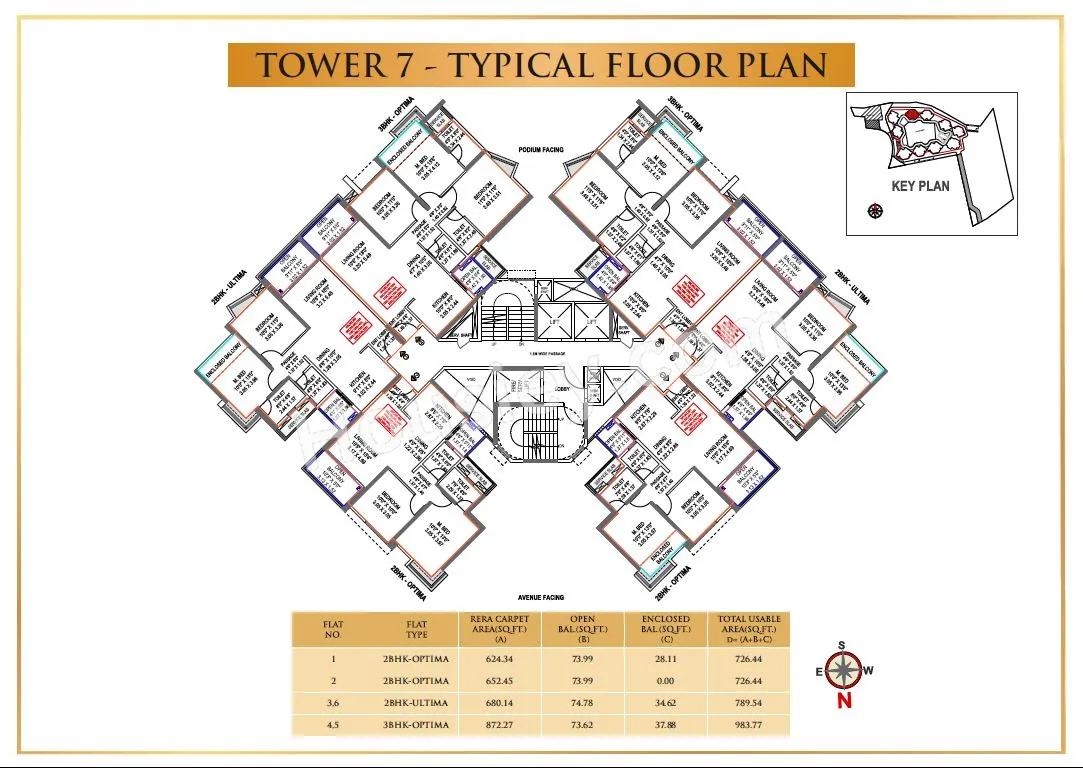 Pride Purple Park Titan Floor plan 12