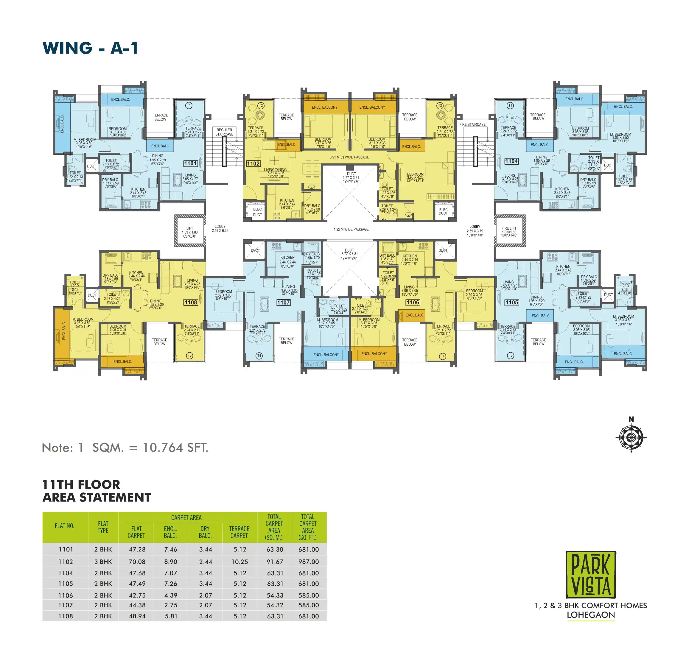 Choice Park Vista Floor plan 2