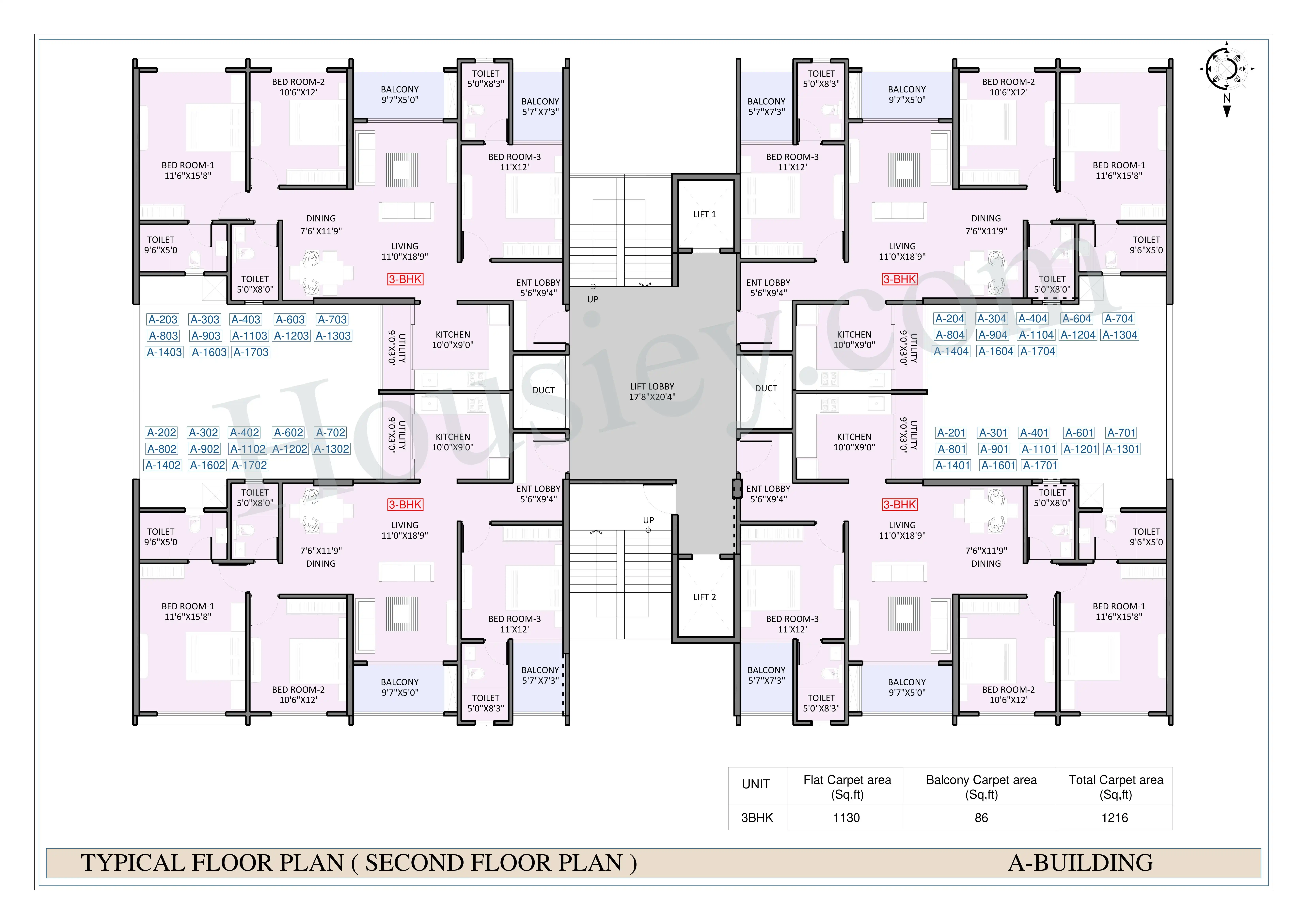 Parmar The High Gates Floor plan 1