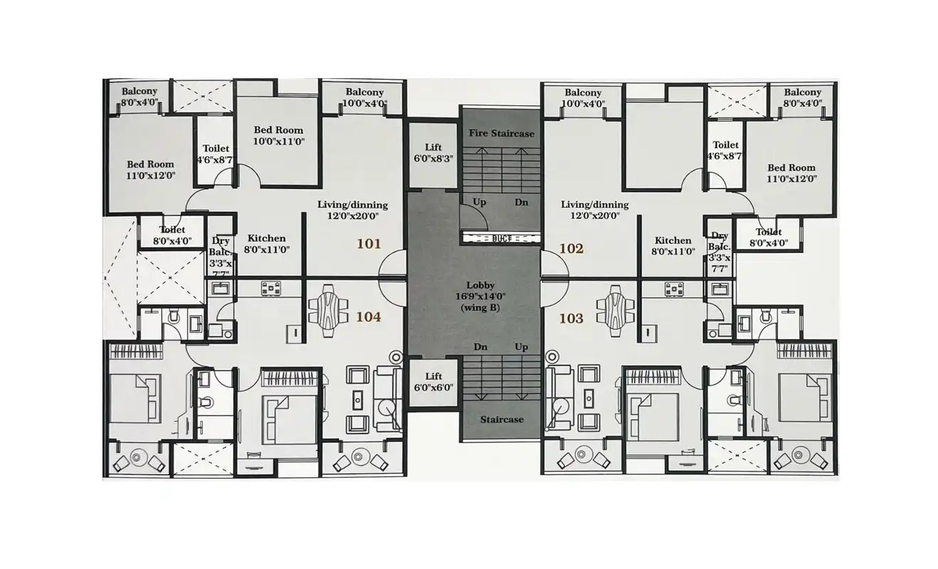 Pawar Riseonic Floor Plan