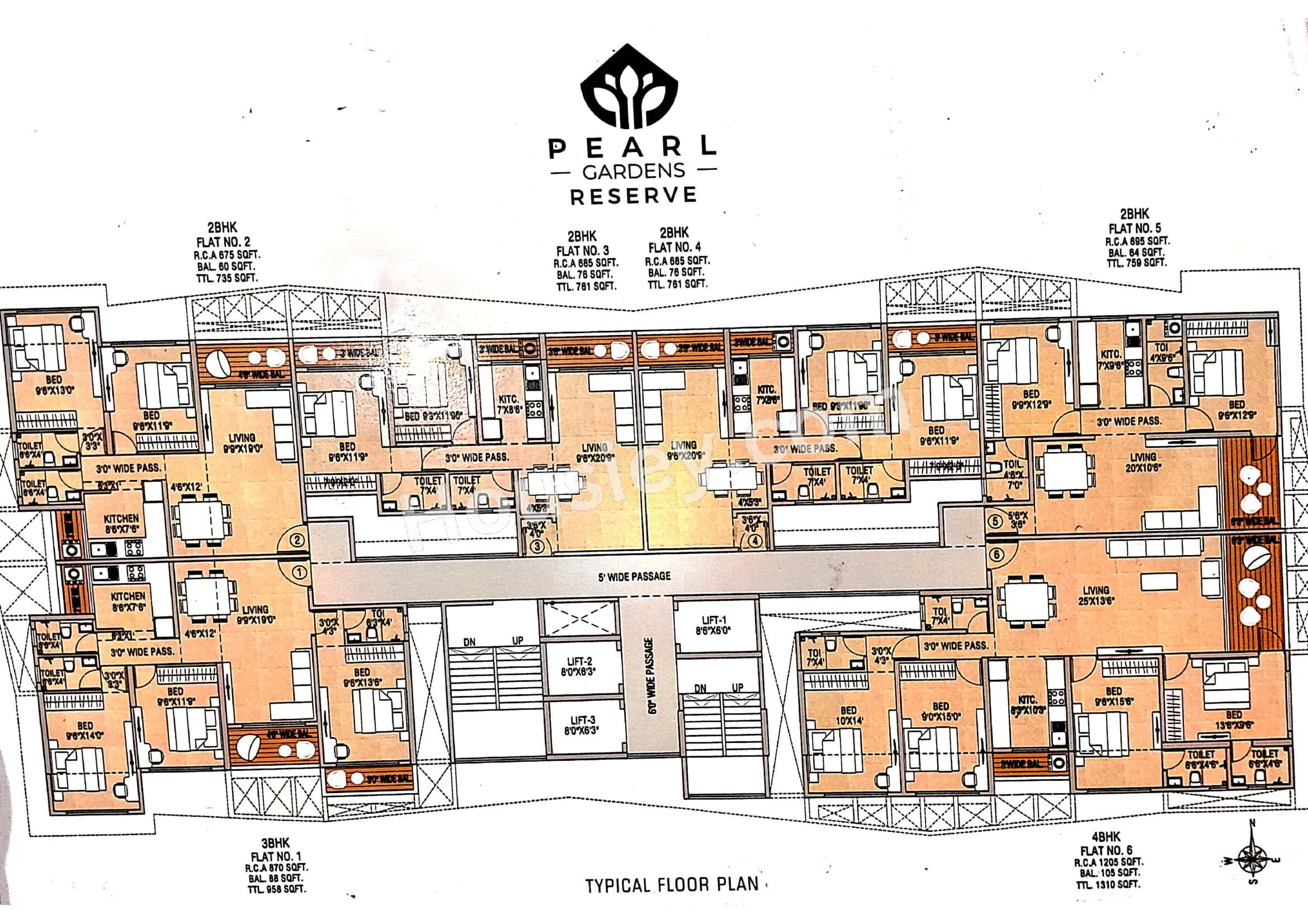 Pearl Gardens Floor plan 3
