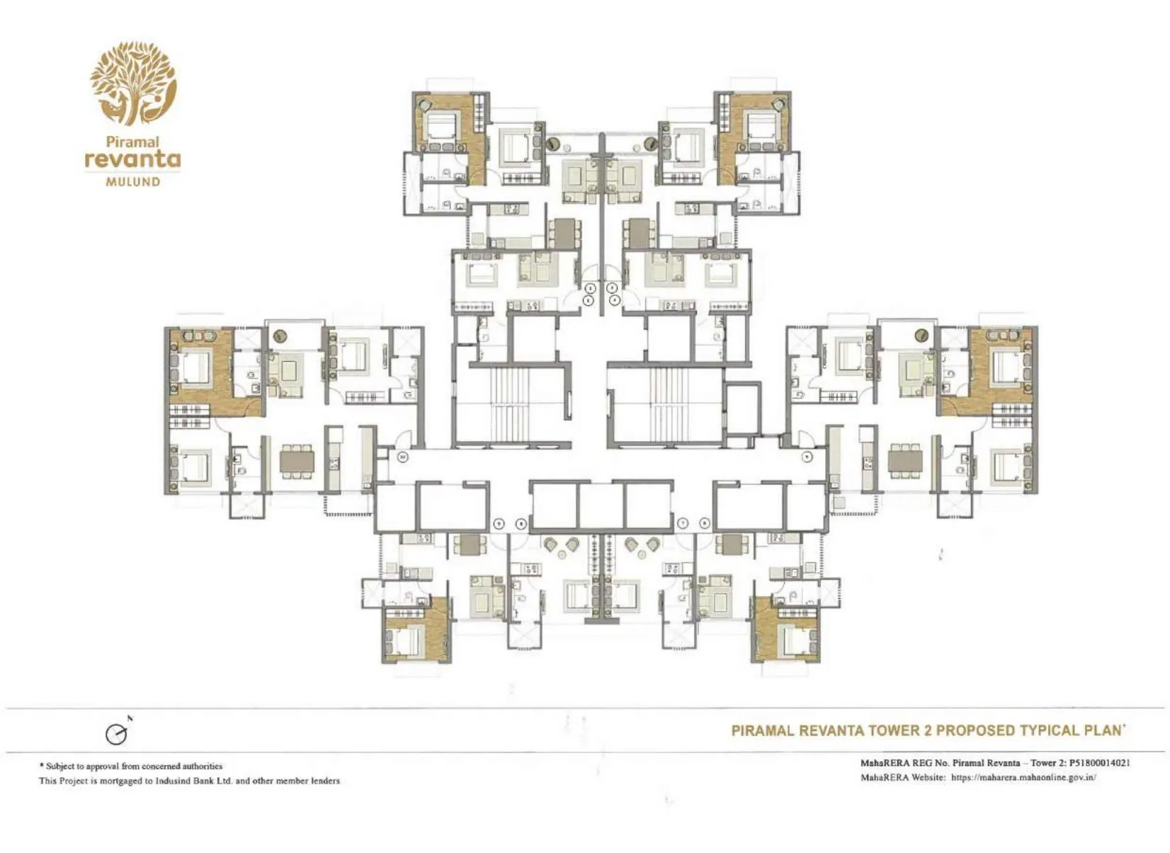 Piramal Revanta Floor plan 1