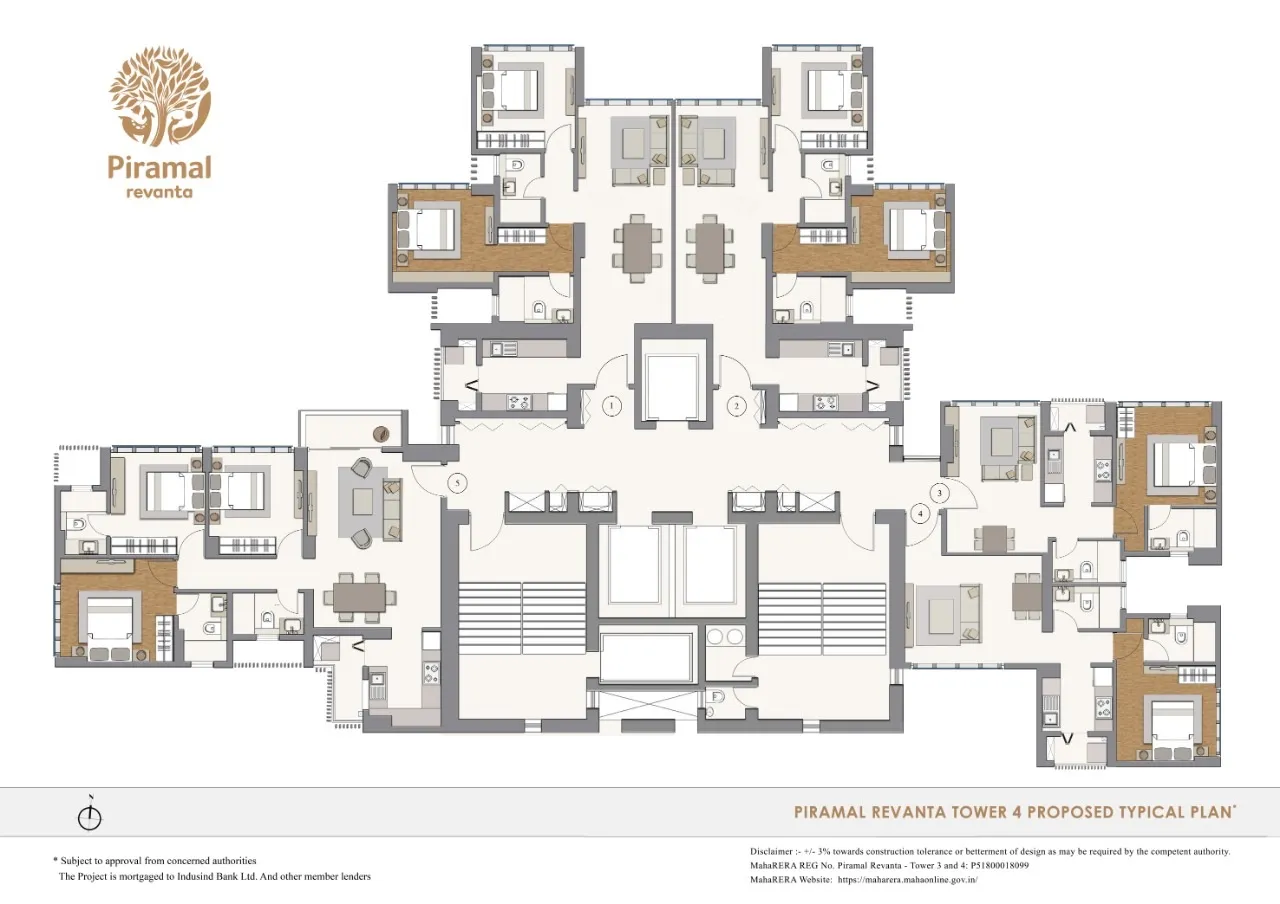 Piramal Revanta Floor plan 5