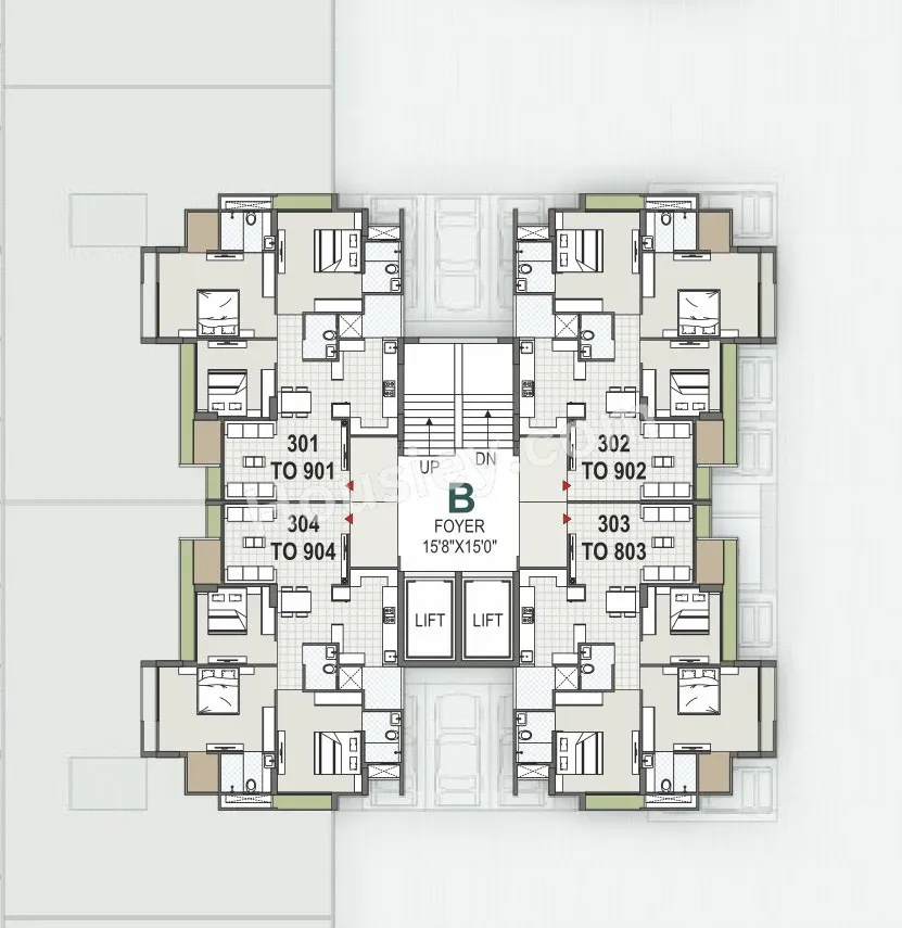 DR Praharsh Serena Floor plan 2
