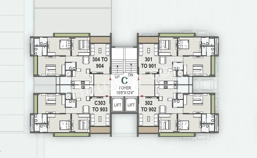 DR Praharsh Serena Floor plan 3