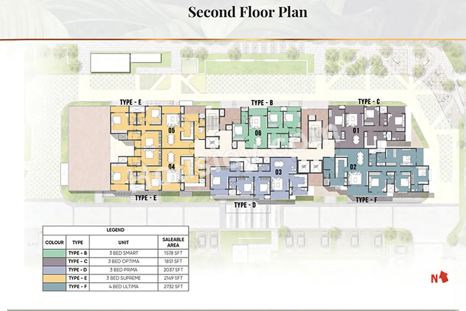 Prestige Camden Gardens Floor plan 1