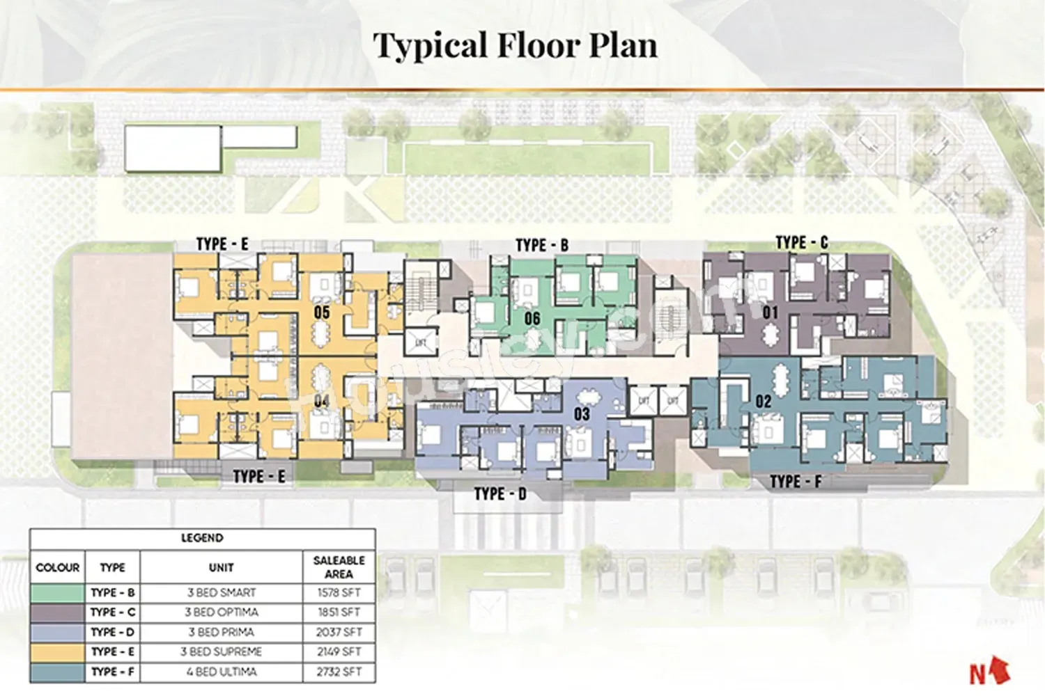 Prestige Camden Gardens Floor plan 4