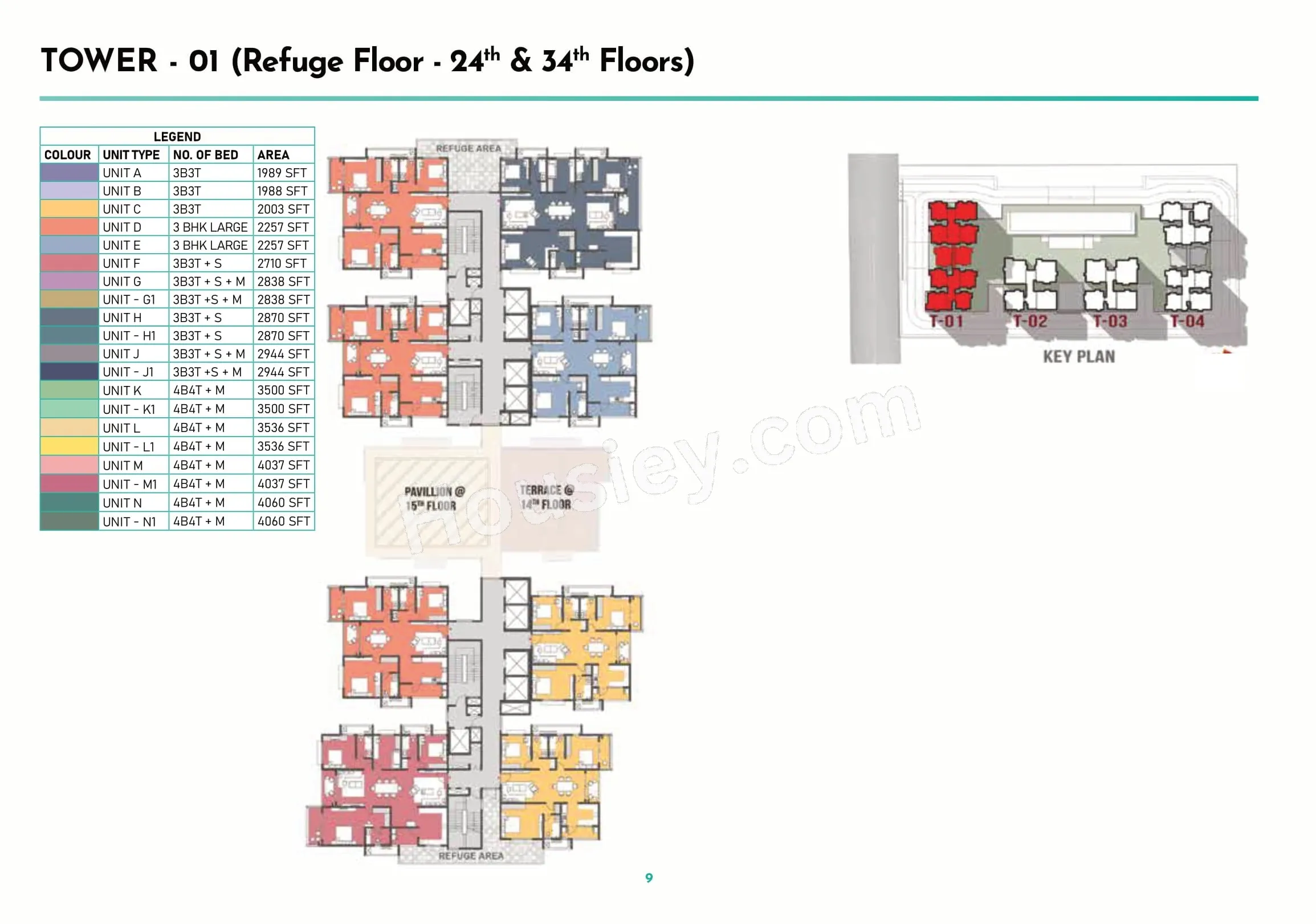 Prestige Clairemont Floor plan 1