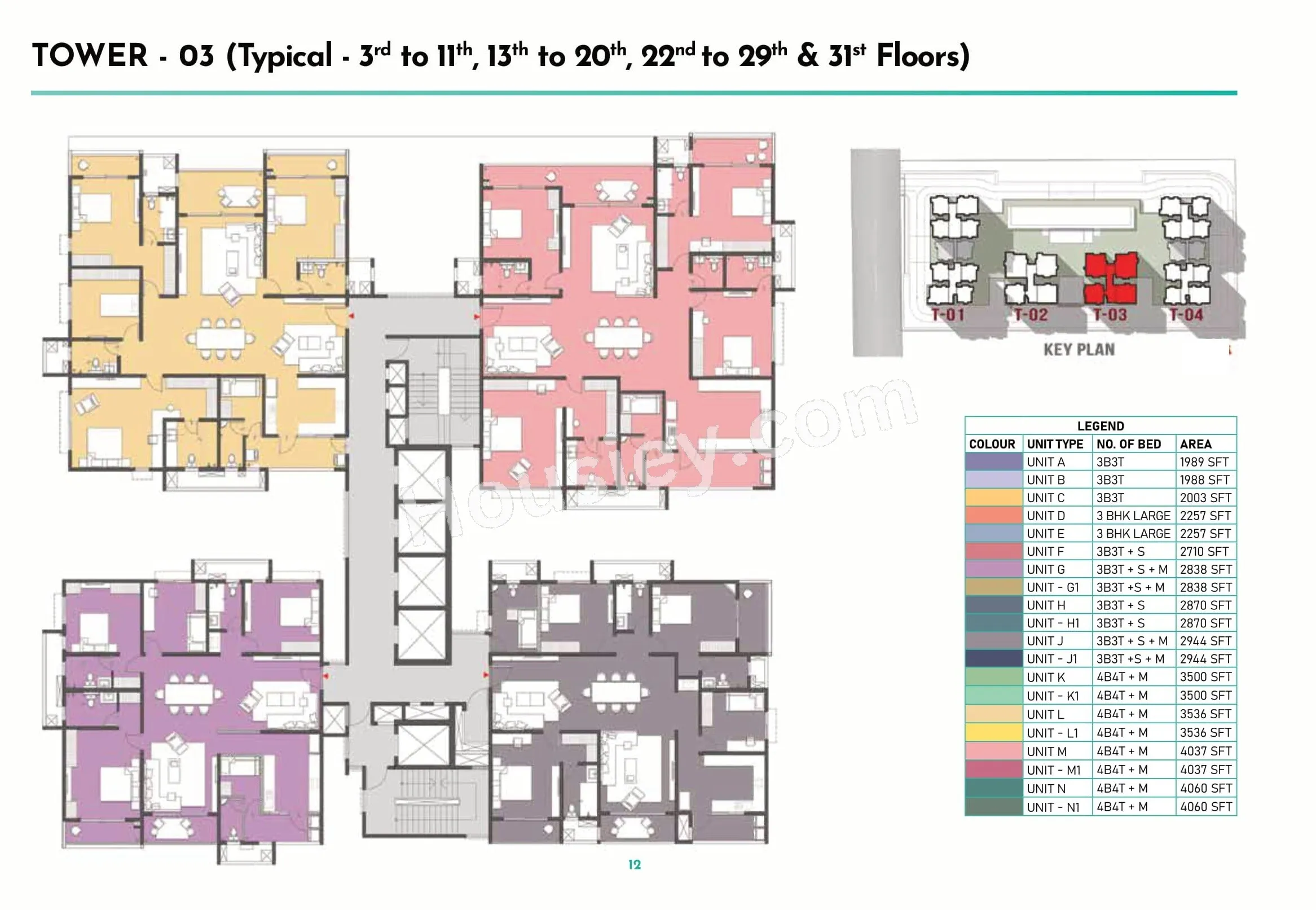Prestige Clairemont Floor plan 7