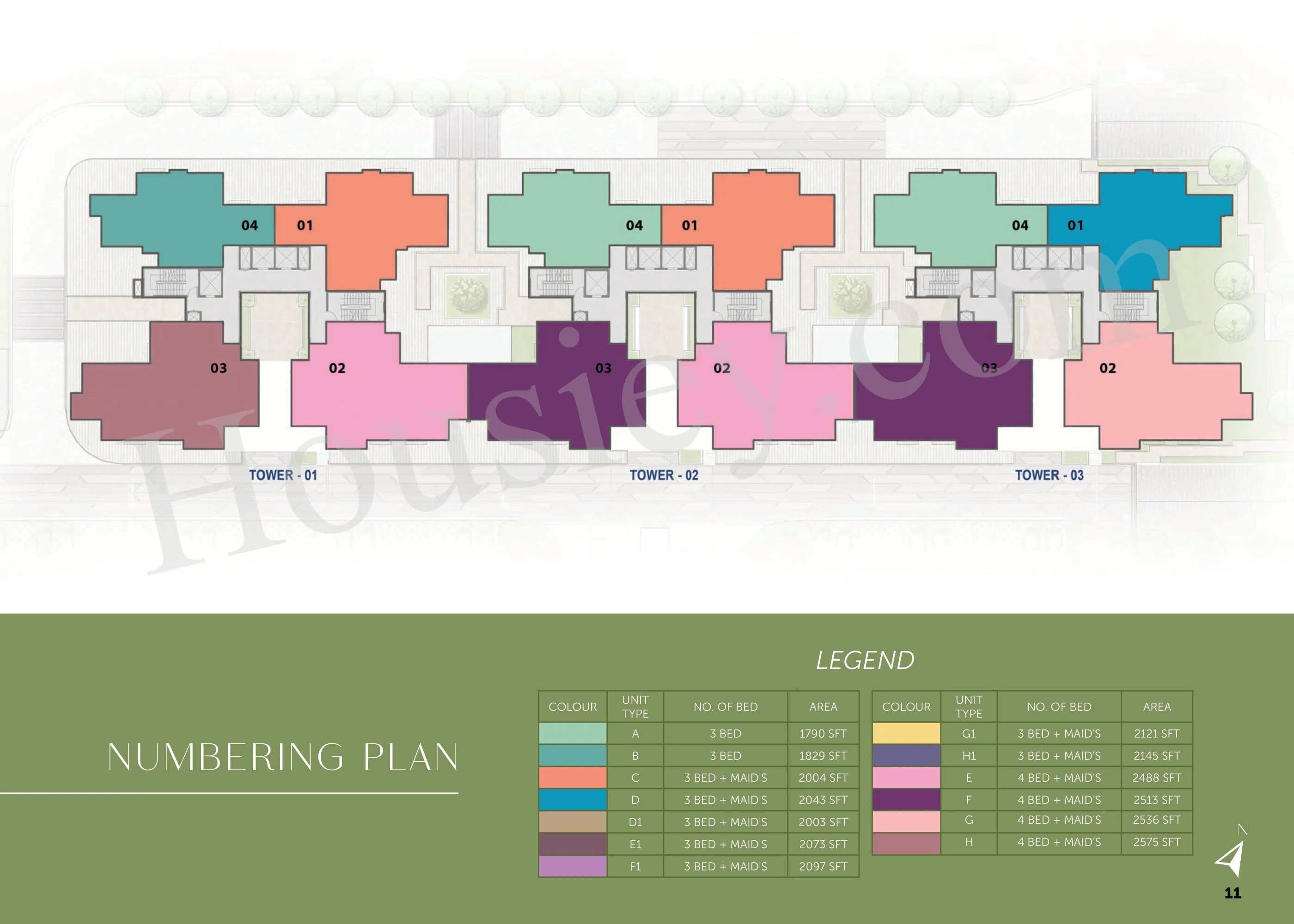 Prestige Elm Park Floor plan 1