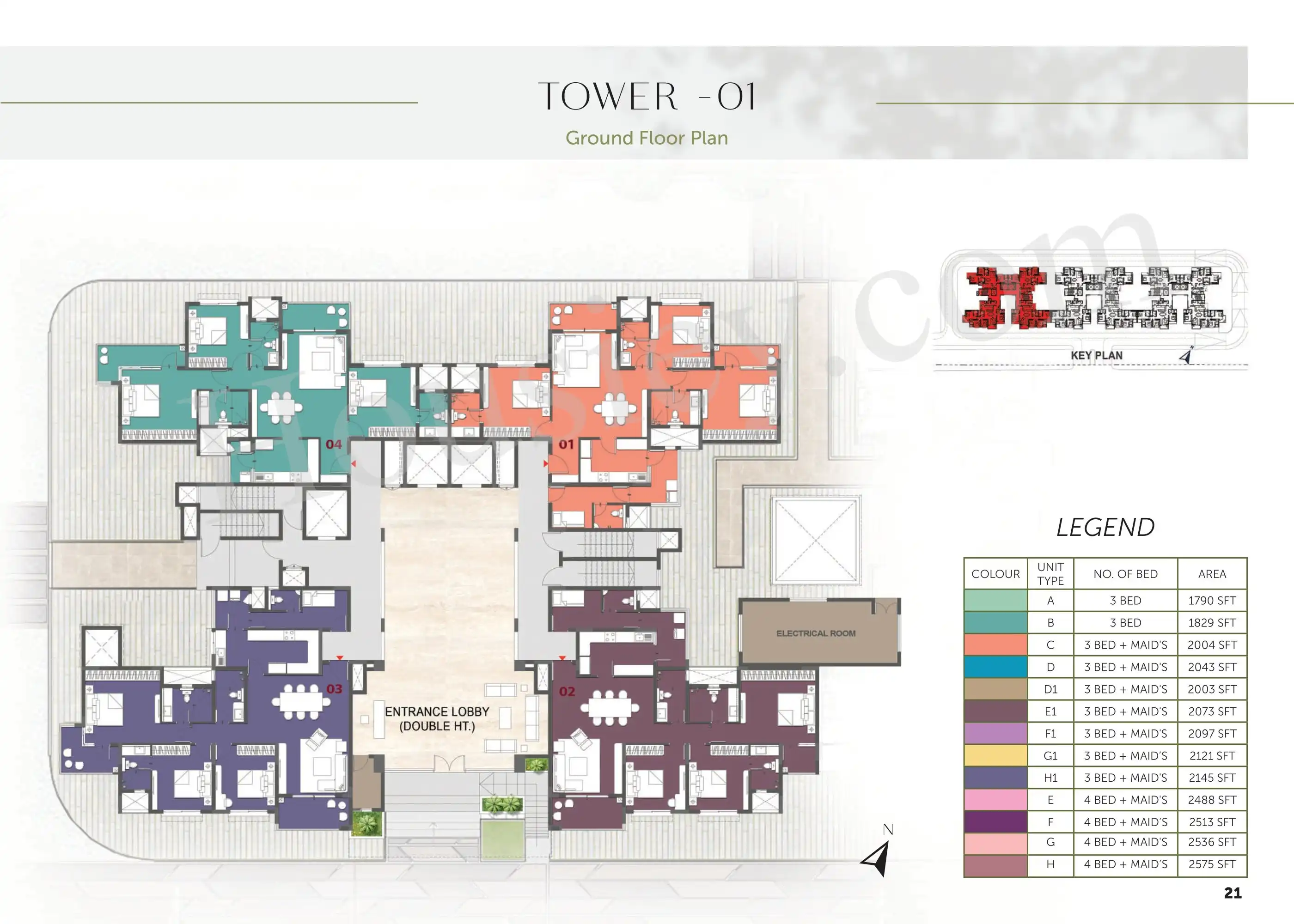Prestige Elm Park Floor plan 4